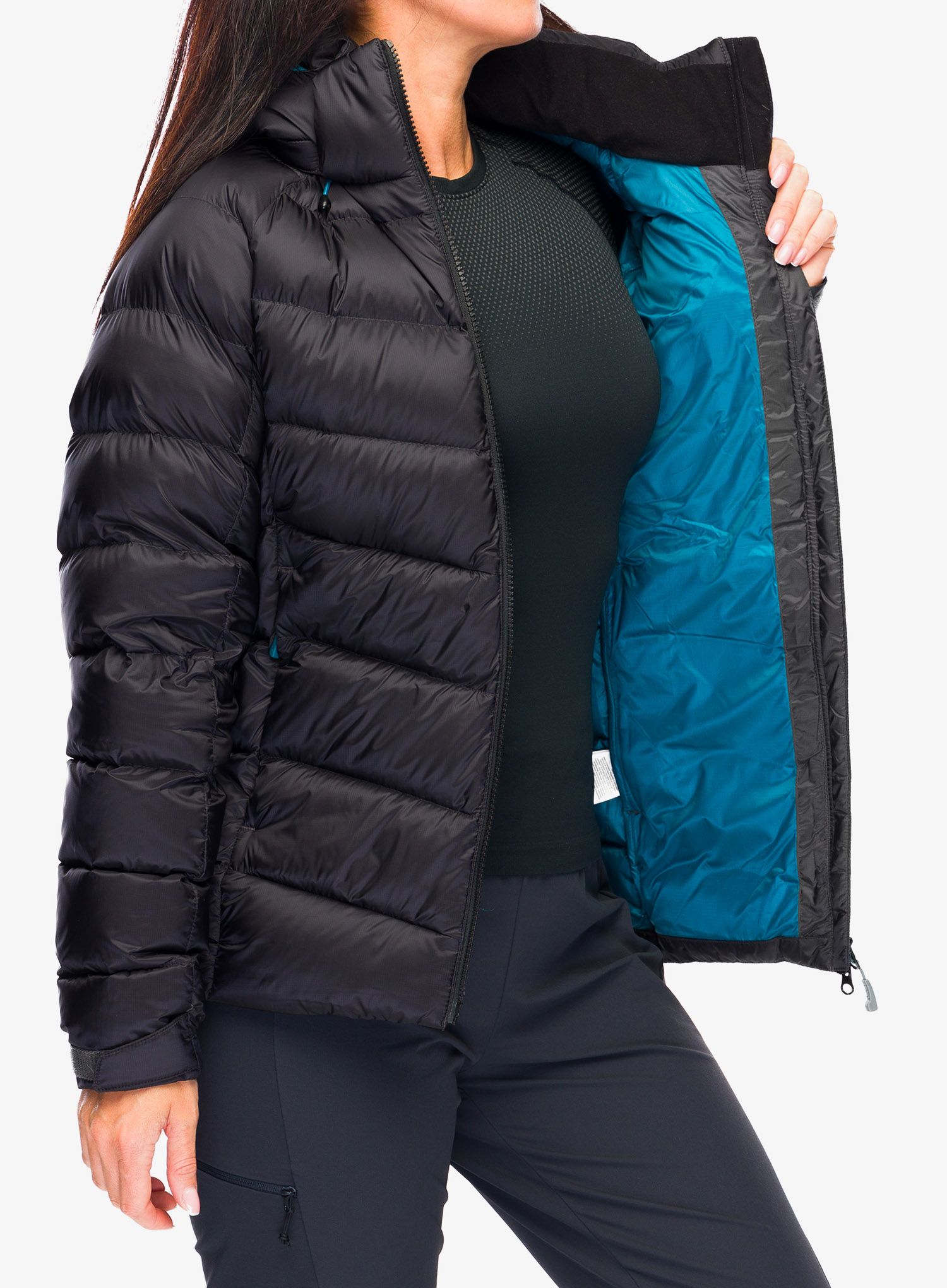 Dámská péřová bunda Rab Axion Pro Jacket - anthracite