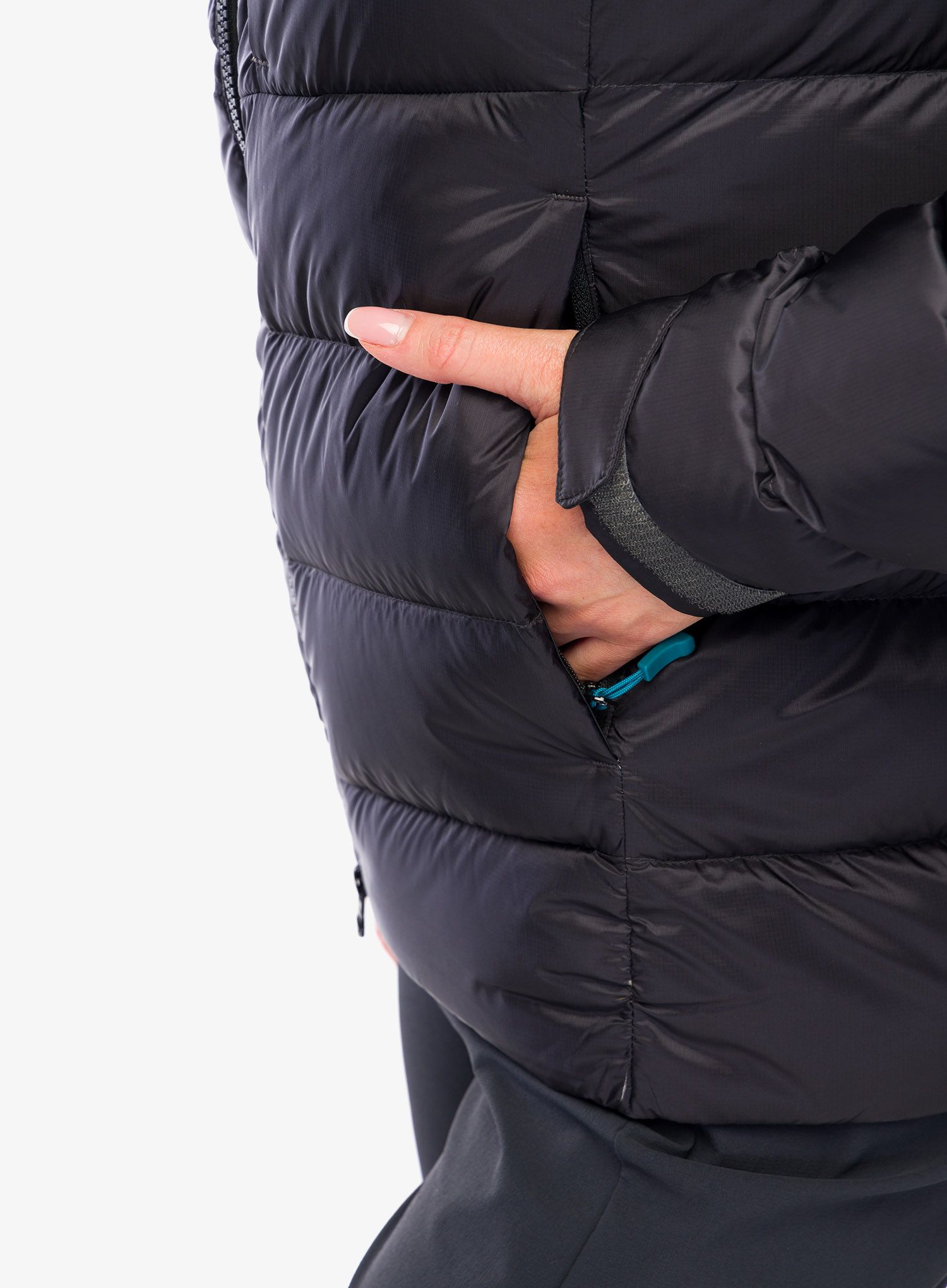 Dámská péřová bunda Rab Axion Pro Jacket - anthracite