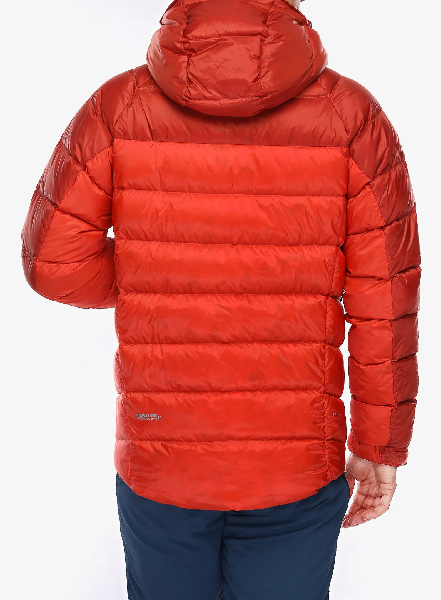 Péřová bunda Rab Axion Pro Jacket - tuscan red/dark horizon