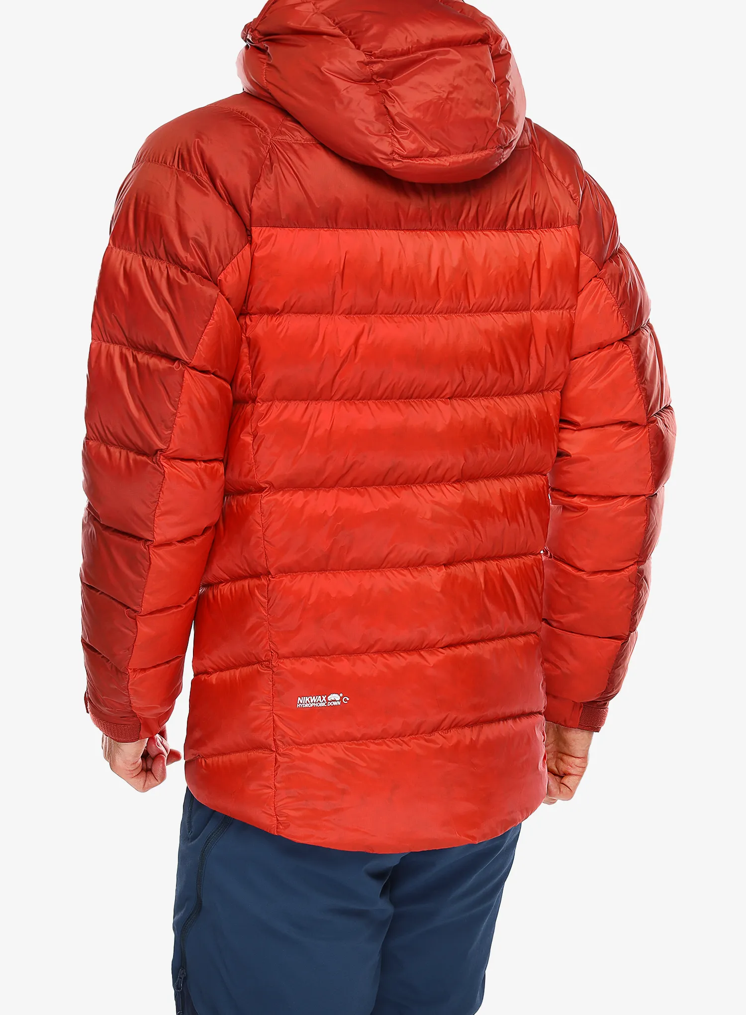 Péřová bunda Rab Axion Pro Jacket - tuscan red/dark horizon