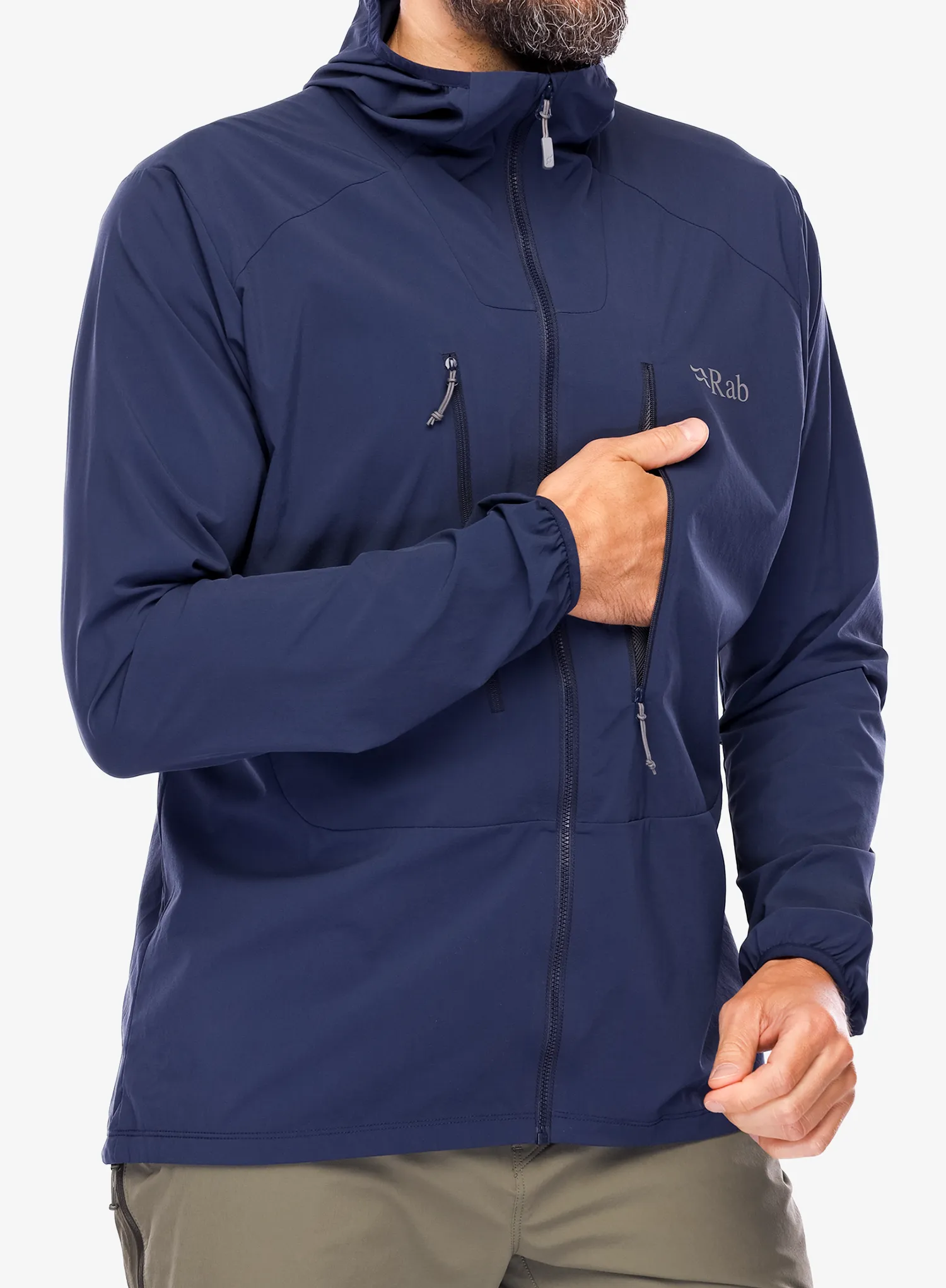 Softshellová bunda Rab Borealis Jacket - deep ink