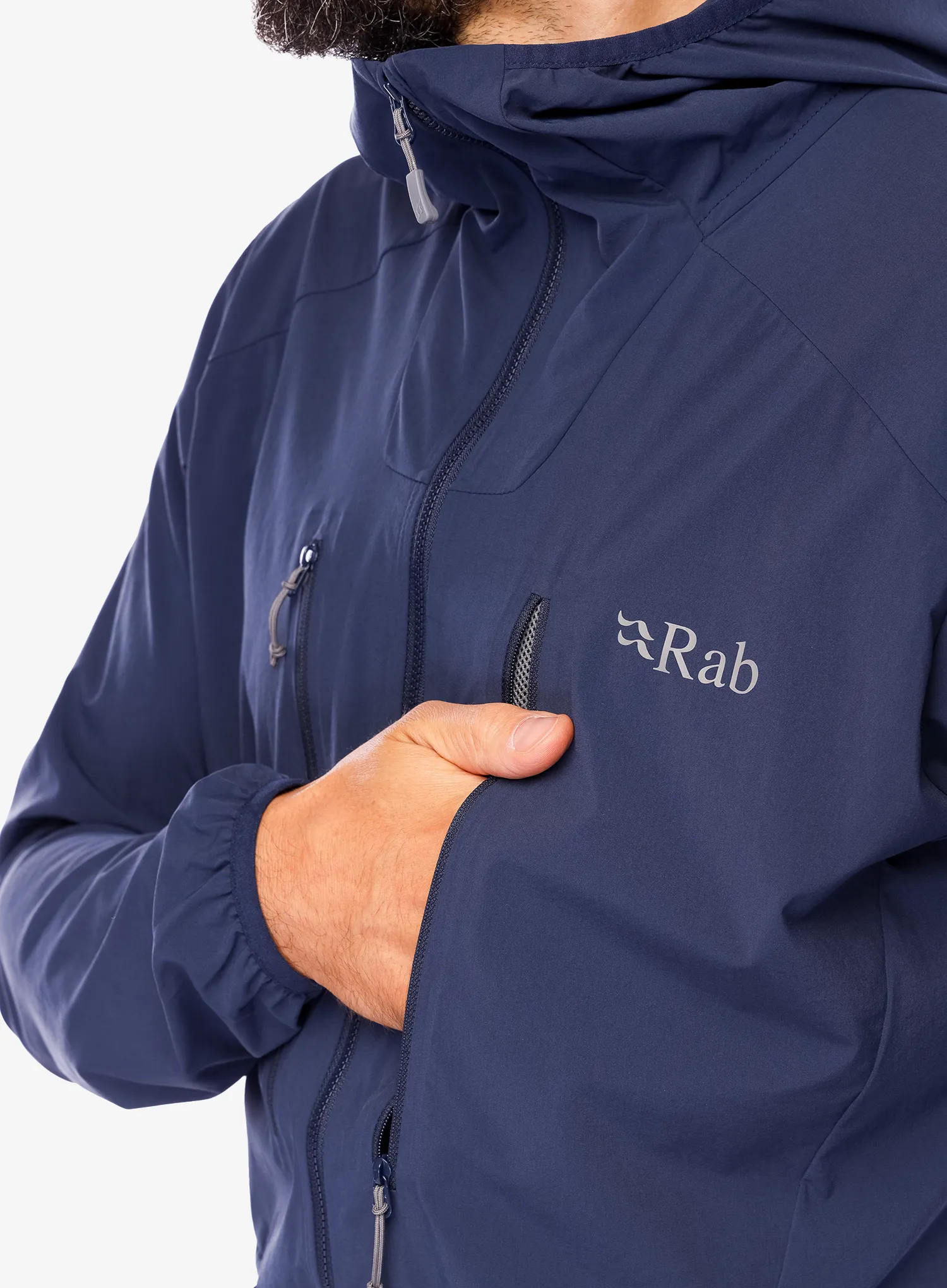 Softshellová bunda Rab Borealis Jacket - deep ink