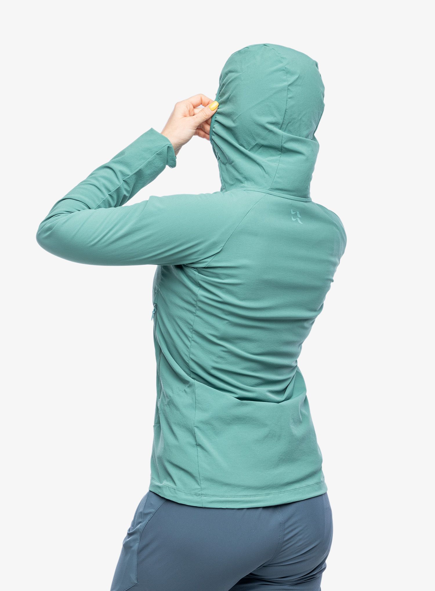 Softshellová bunda dámská Rab Borealis Jacket - eucalyptus