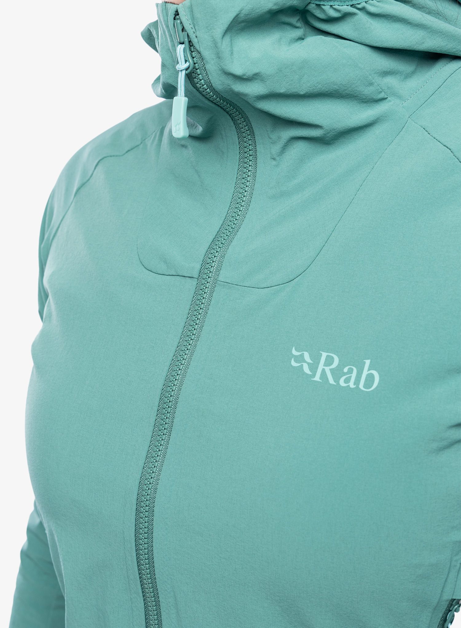 Softshellová bunda dámská Rab Borealis Jacket - eucalyptus