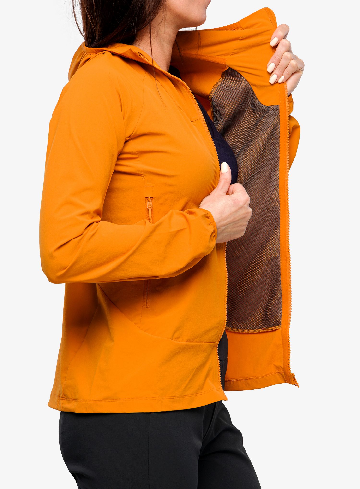 Softshellová bunda dámská Rab Borealis Jacket - marmalade