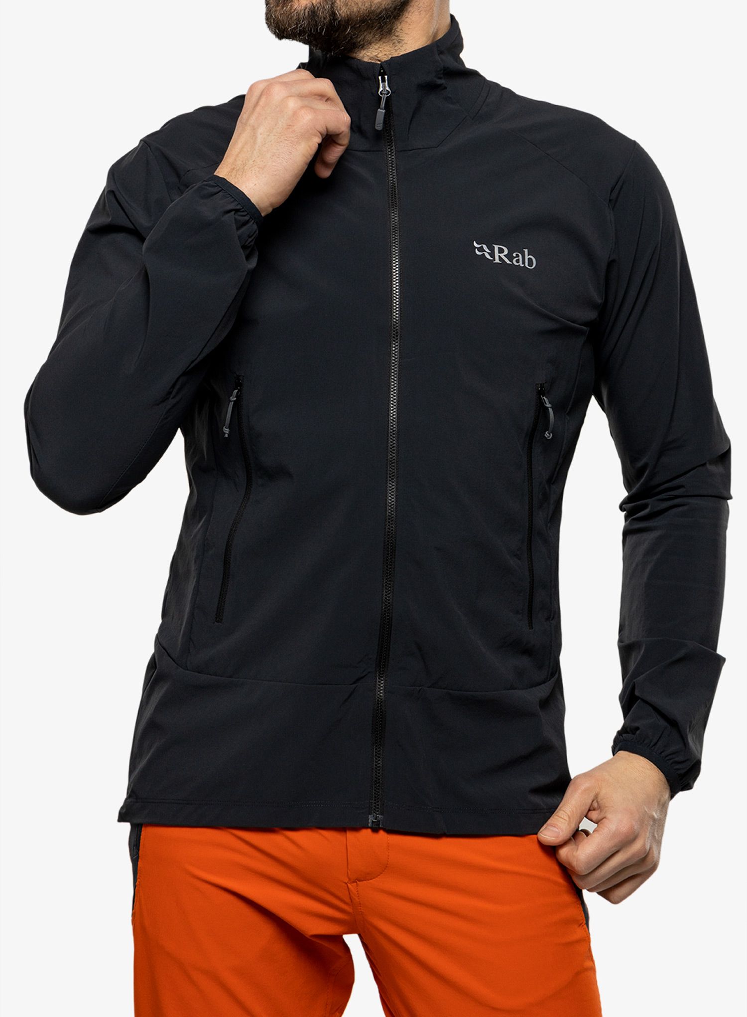Softshellová bunda pánská Rab Borealis Tour Jacket - beluga