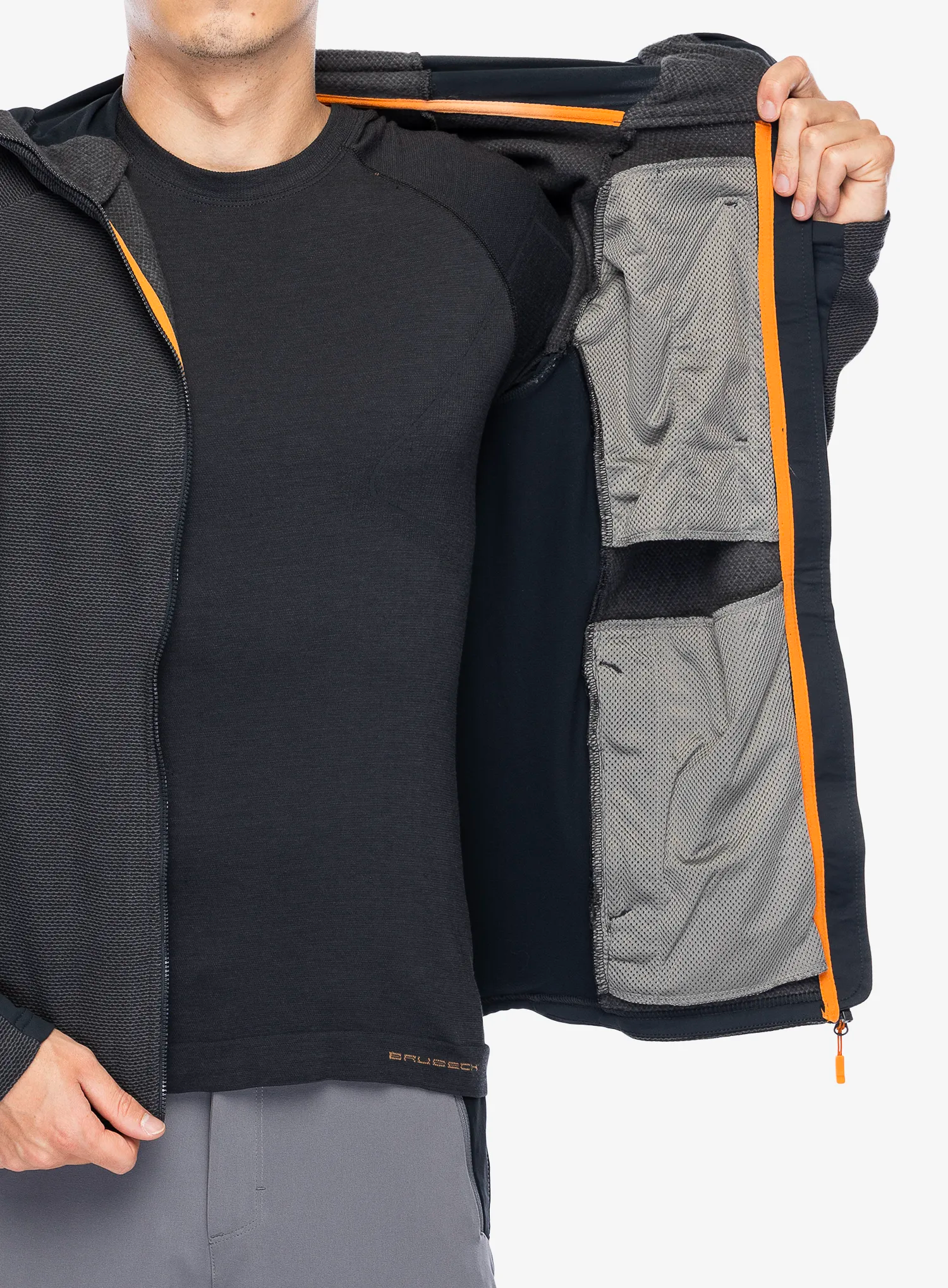 Mikina s kapucí Rab Capacitor Hoody - graphene