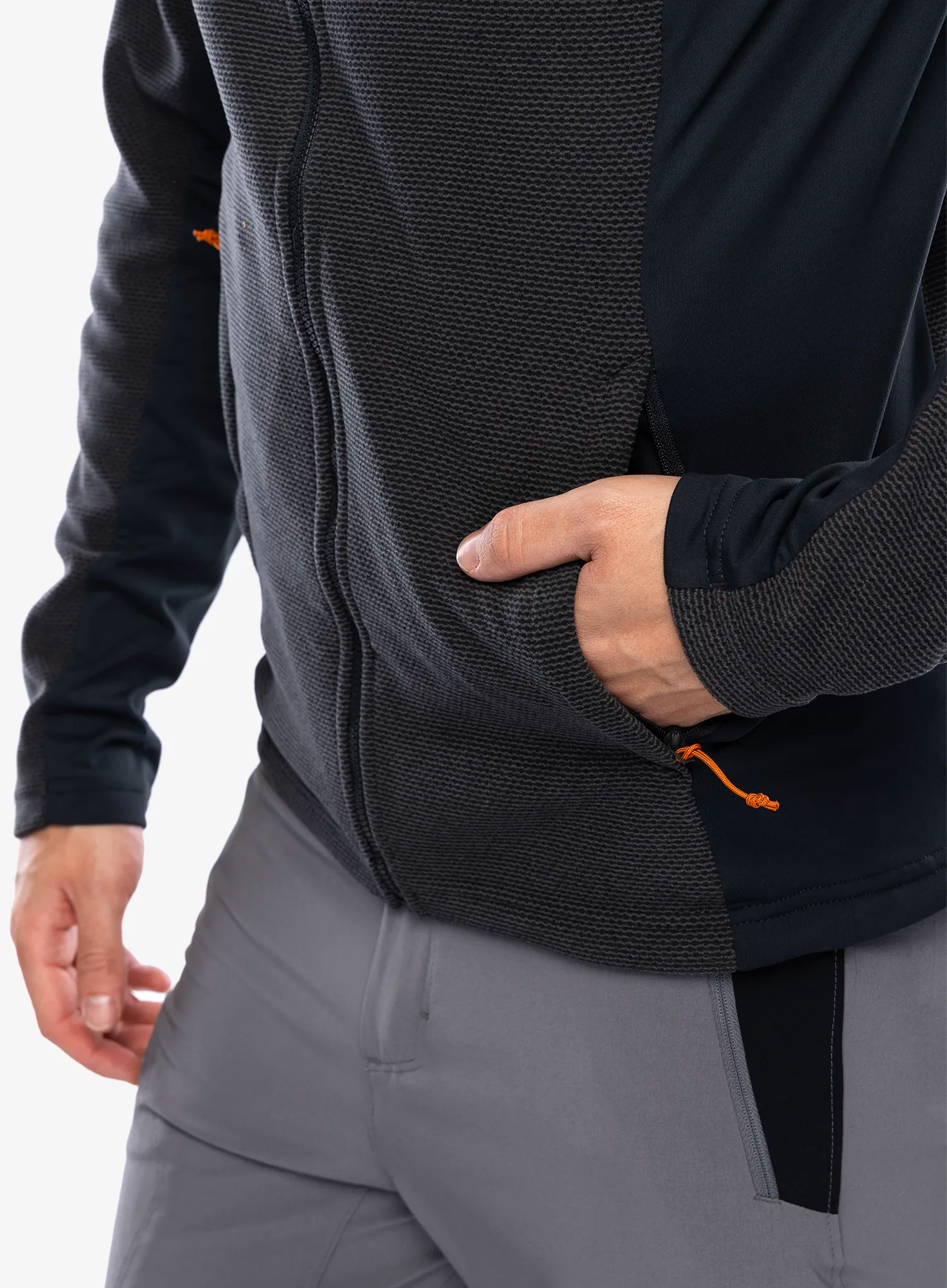 Mikina s kapucí Rab Capacitor Hoody - graphene