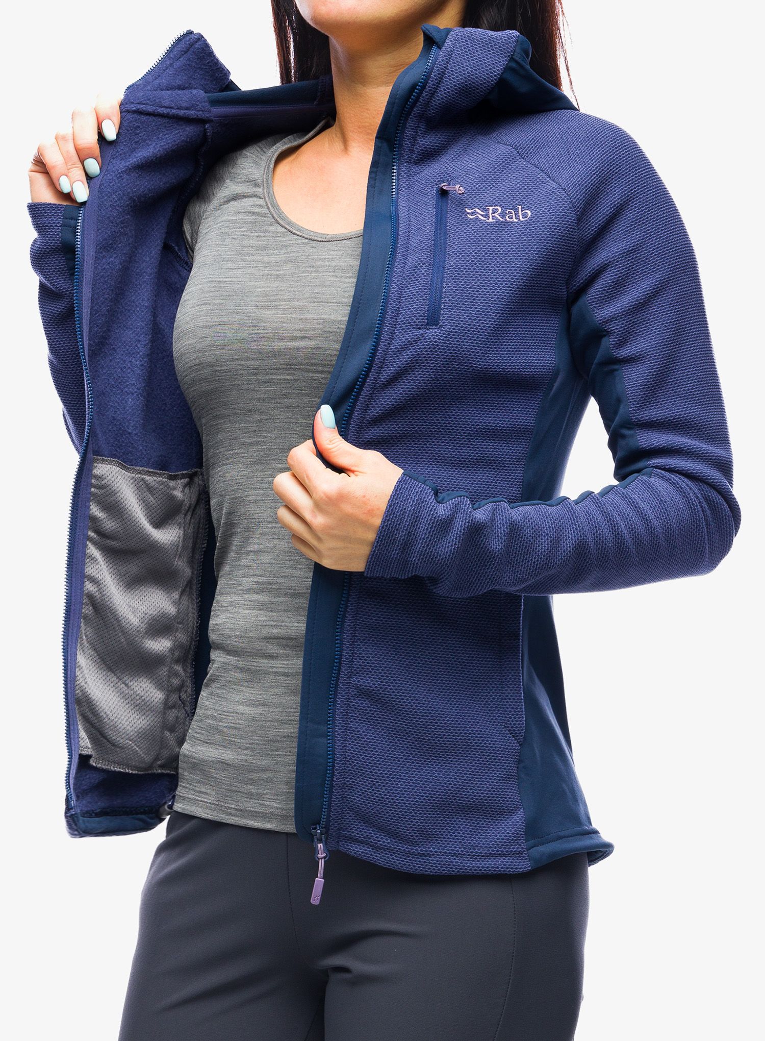 Dámská fleecová mikina Rab Capacitor Hoody - patriot blue