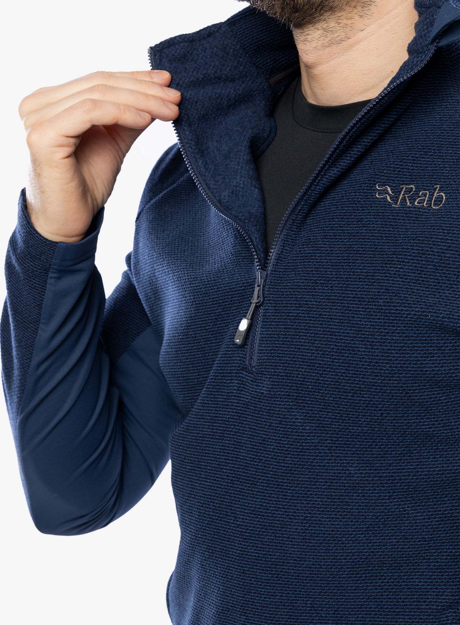 Fleece mikina Rab Capacitor Pull-On - deep ink