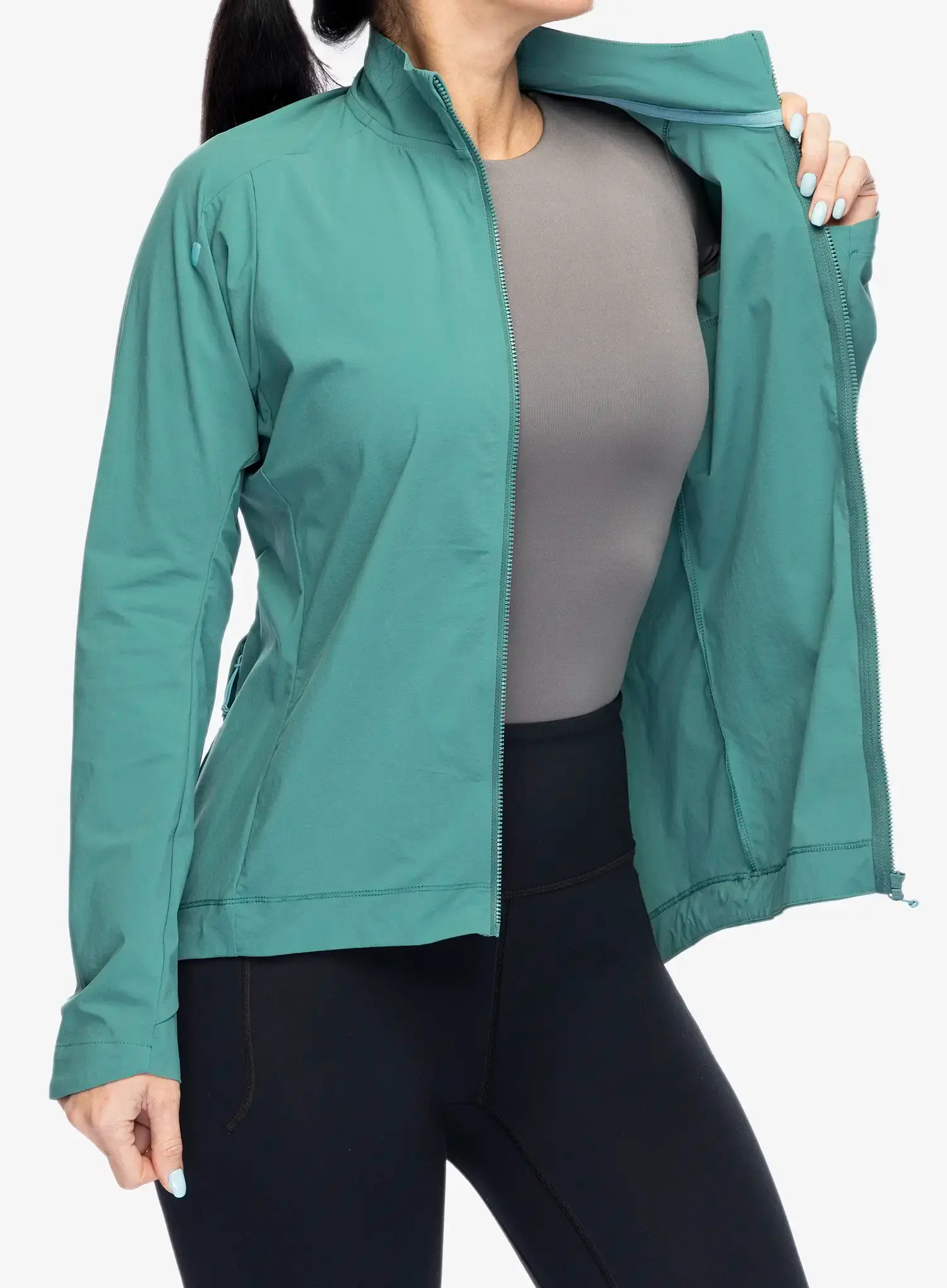 Bunda na kolo dámská Rab Cinder Borealis Jacket - eucalyptus