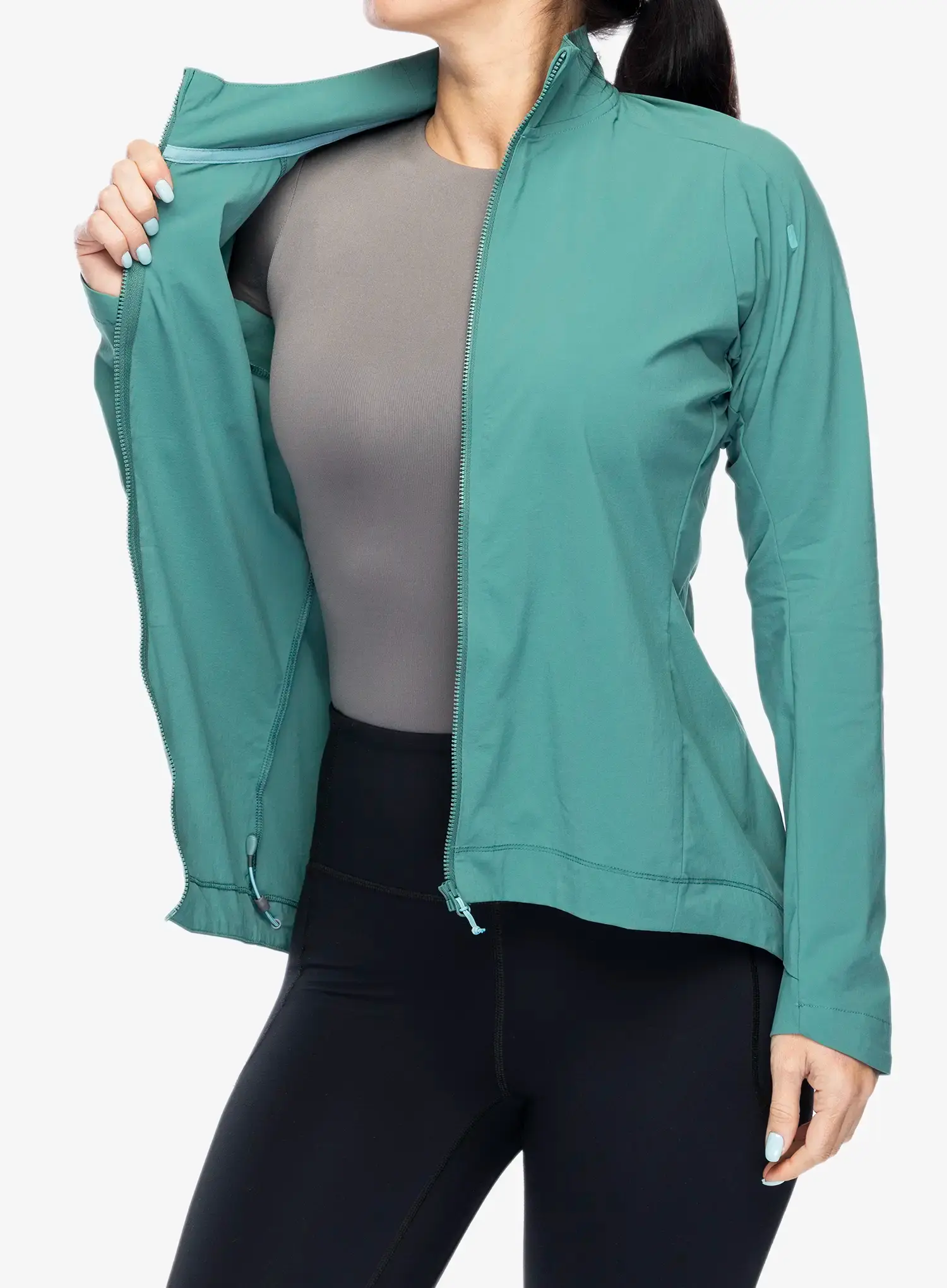 Bunda na kolo dámská Rab Cinder Borealis Jacket - eucalyptus