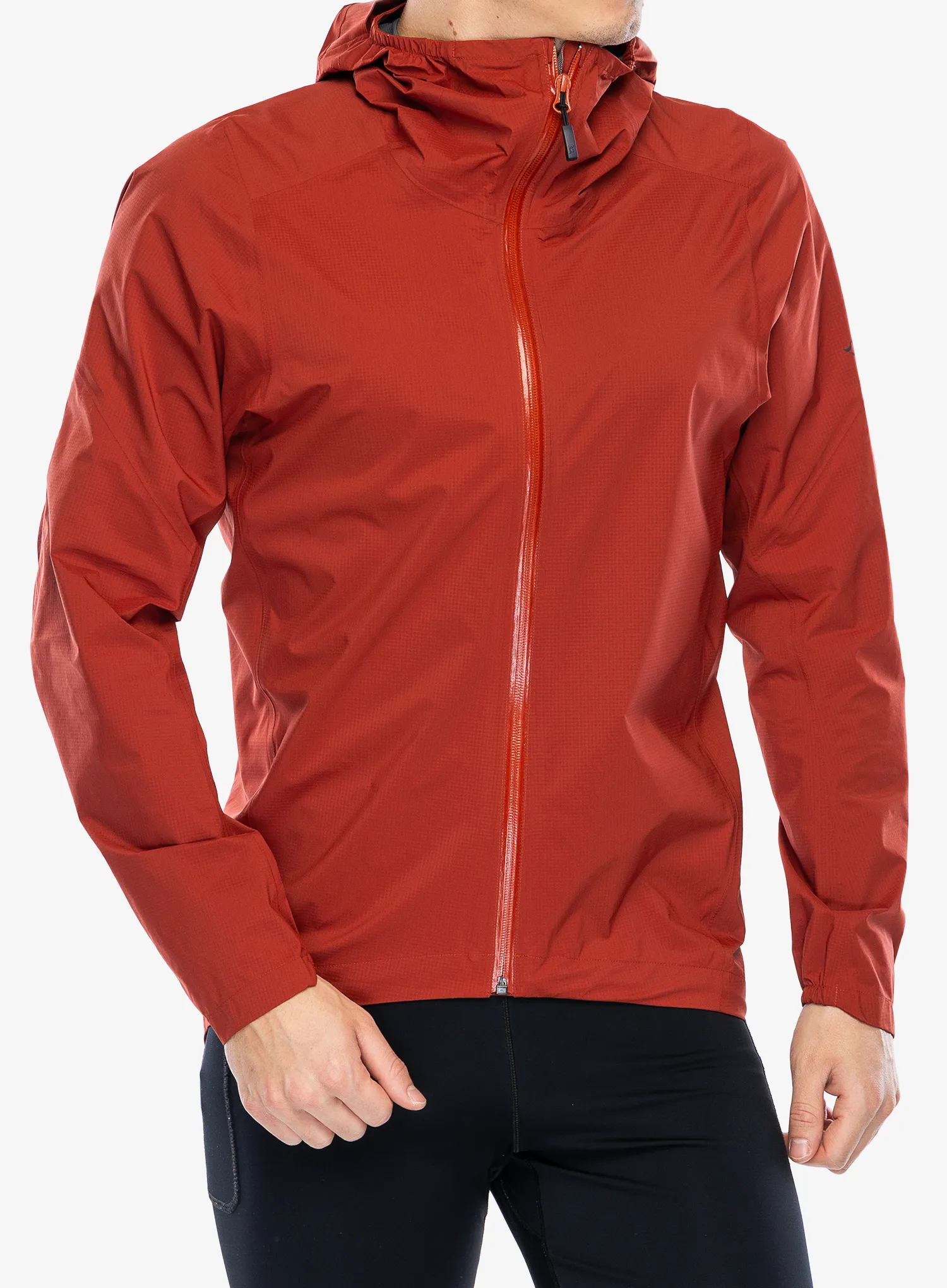 Bunda na kolo Rab Cinder Downpour Light Jacket - tuscan red