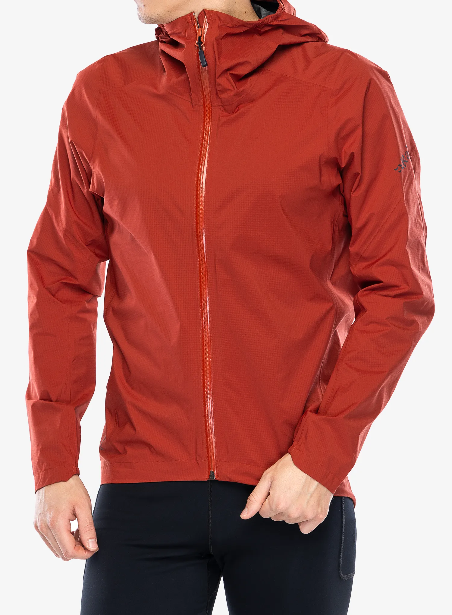 Bunda na kolo Rab Cinder Downpour Light Jacket - tuscan red
