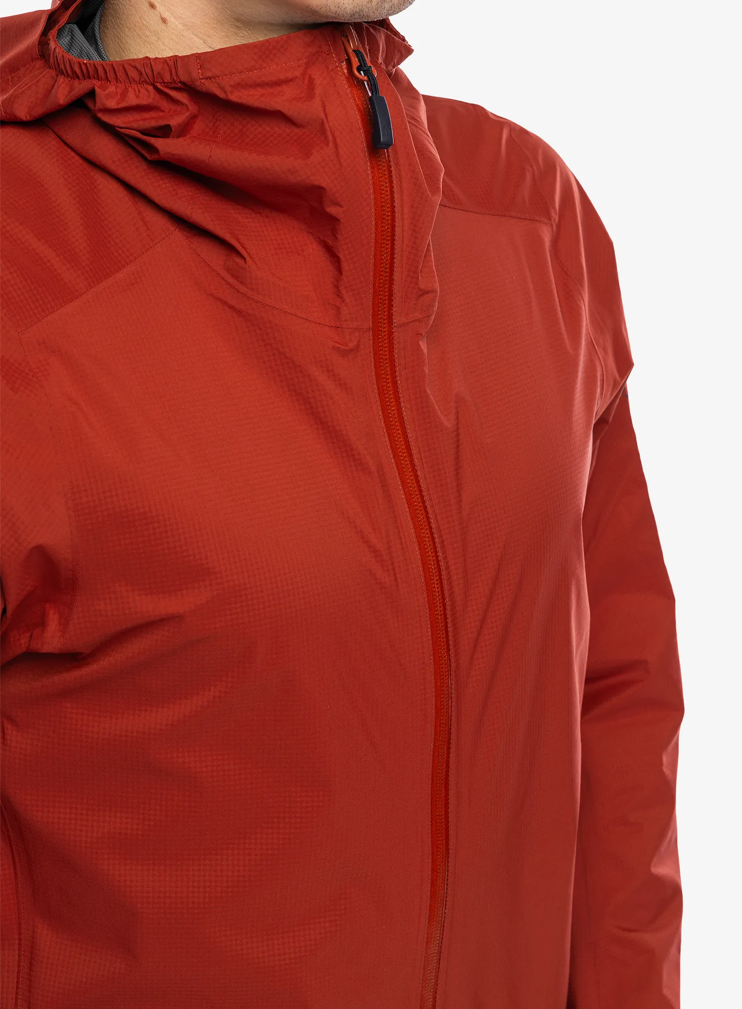 Bunda na kolo Rab Cinder Downpour Light Jacket - tuscan red