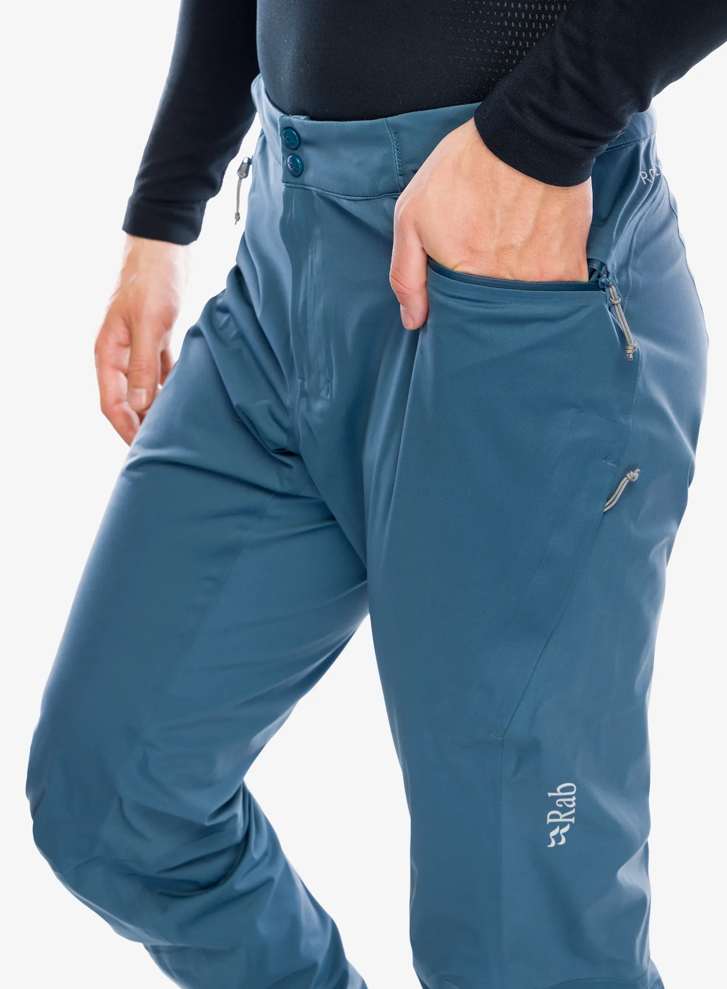 Kalhoty na kolo Rab Cinder Kinetic Pants - orion blue