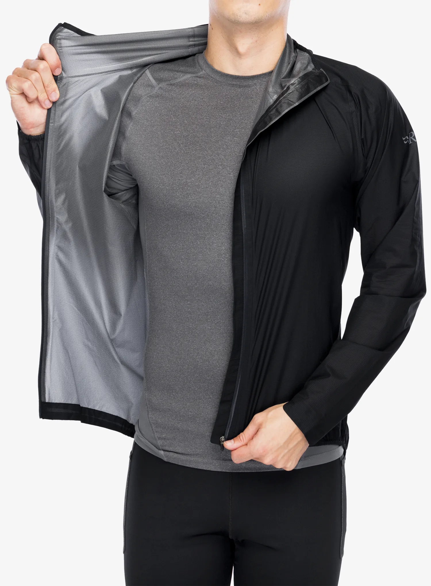 Bunda na kolo Rab Cinder Phantom Jacket - ebony