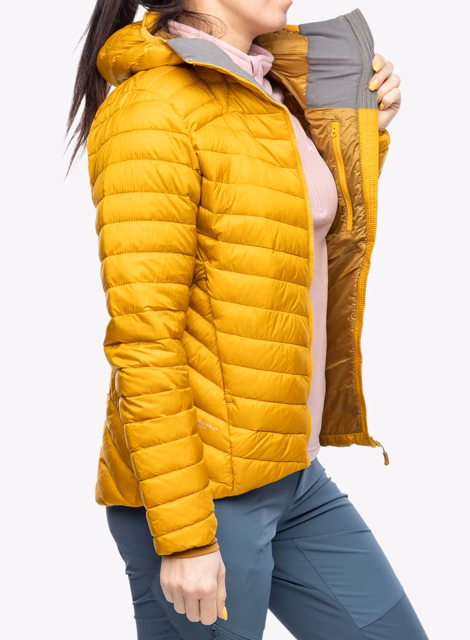 Zateplená bunda dámská Rab Cirrus Alpine Jacket - sahara