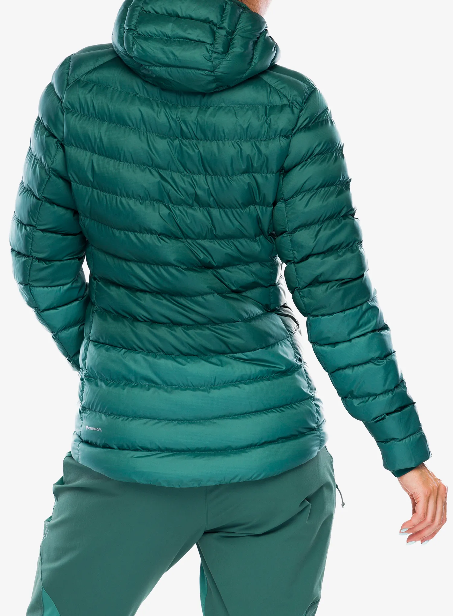 Zateplená bunda dámská Rab Cirrus Alpine - green slate/eucalyptus