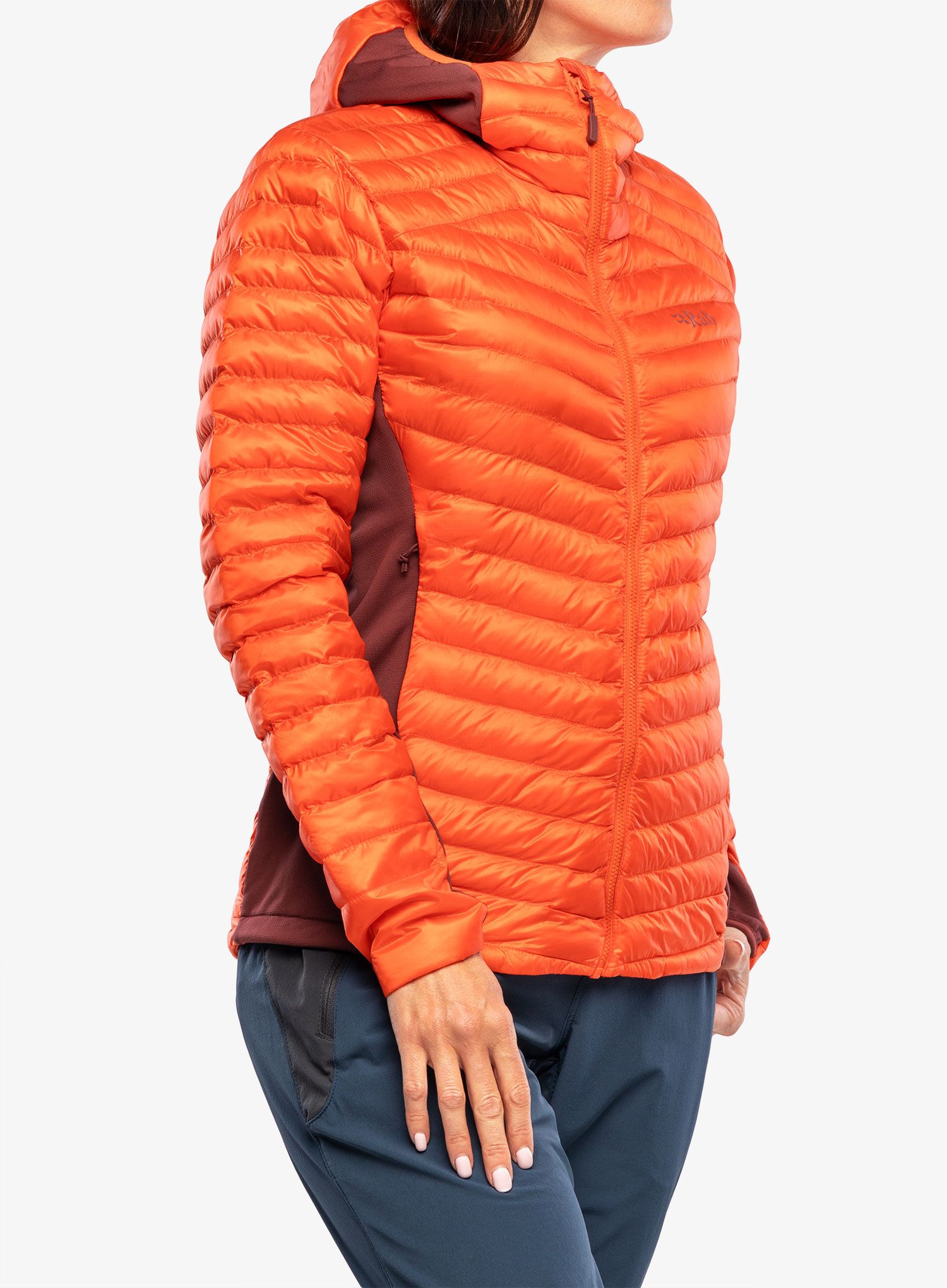 Dámská zateplená bunda Rab Cirrus Flex 2.0 Hoody - red grapefruit