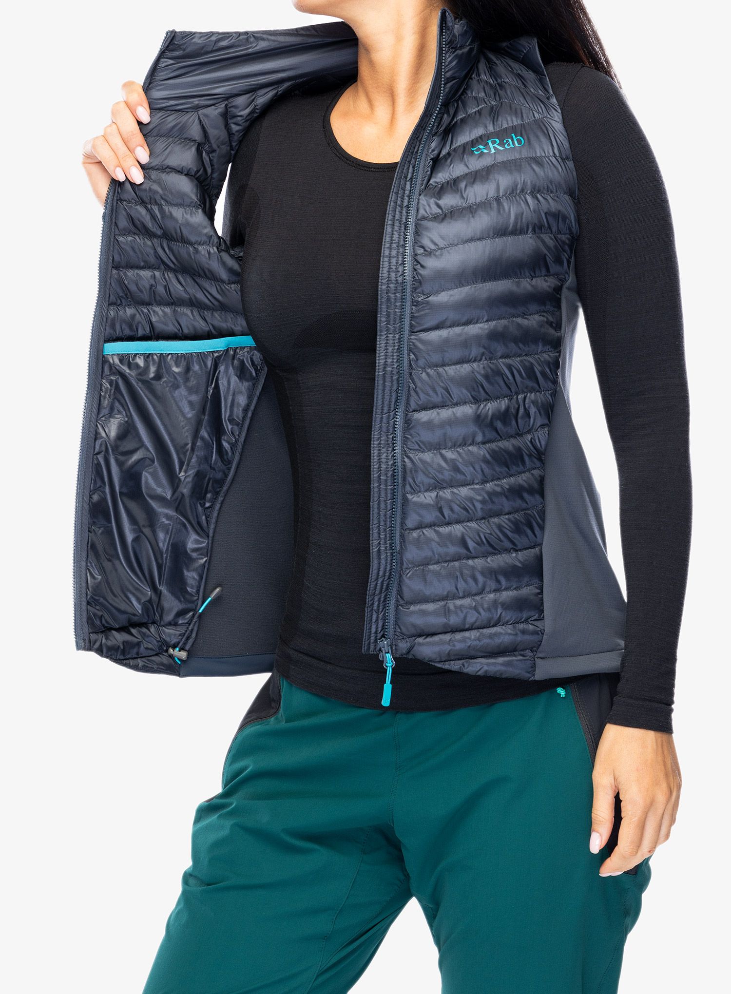 Dámská vesta Rab Cirrus Flex 2.0 Vest - steel