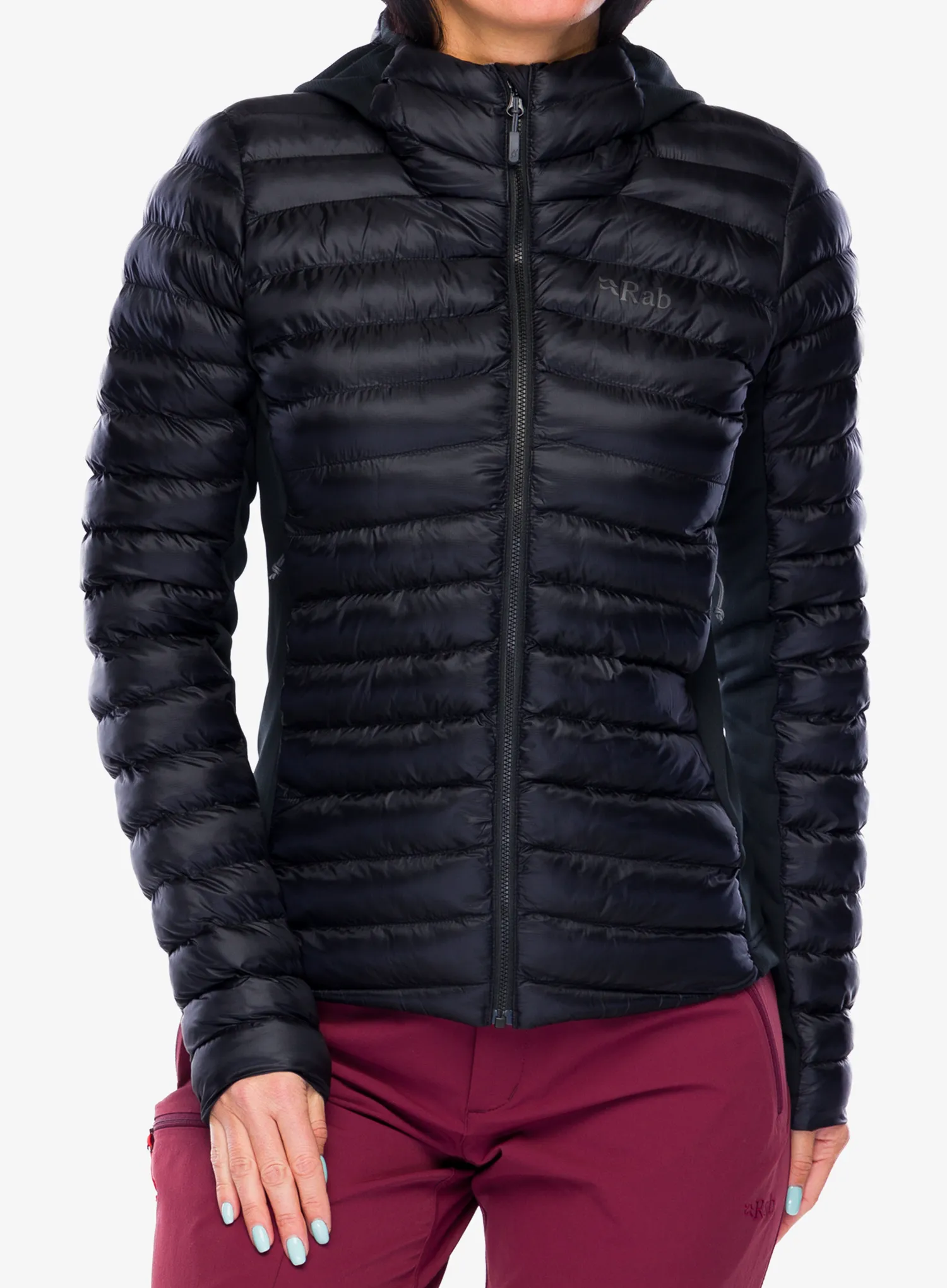 Zateplená bunda dámská Rab Cirrus Flex Hoody - black