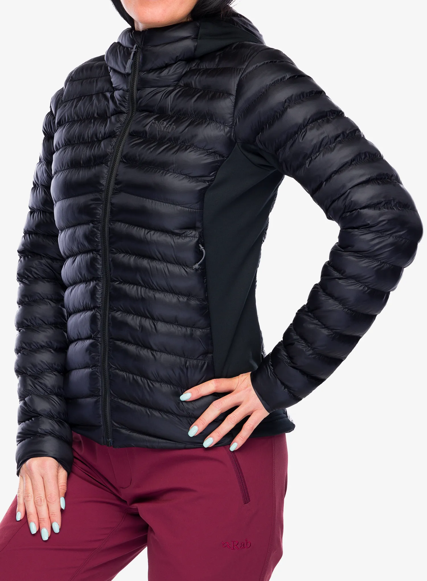 Zateplená bunda dámská Rab Cirrus Flex Hoody - black