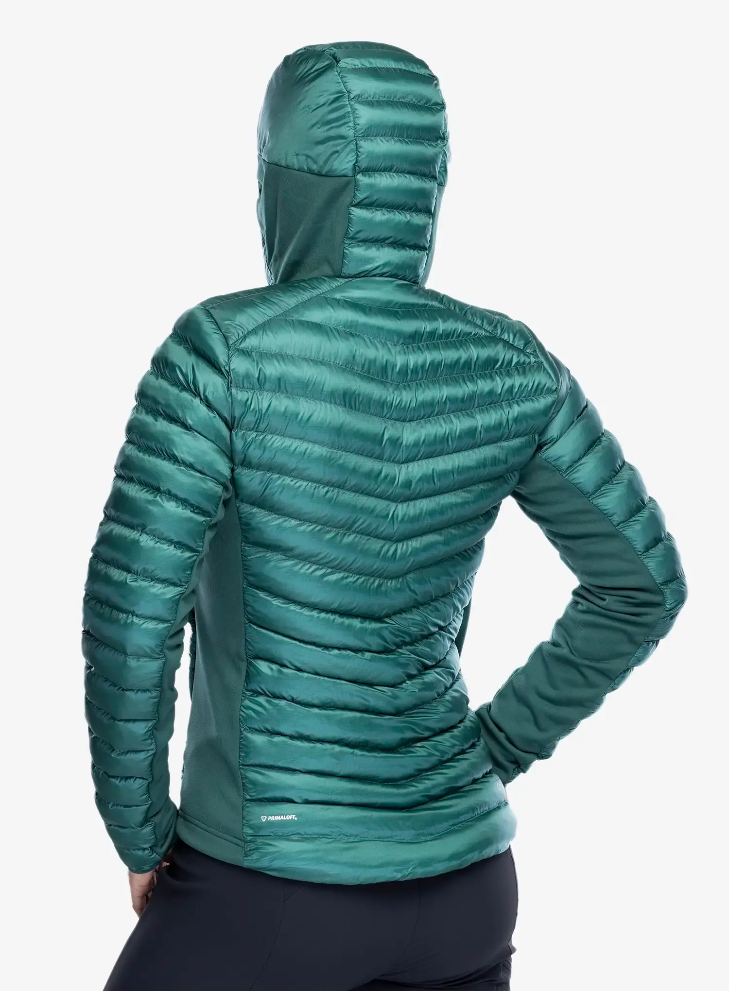 Zateplená bunda dámská Rab Cirrus Flex Hoody - eucalyptus/green slate