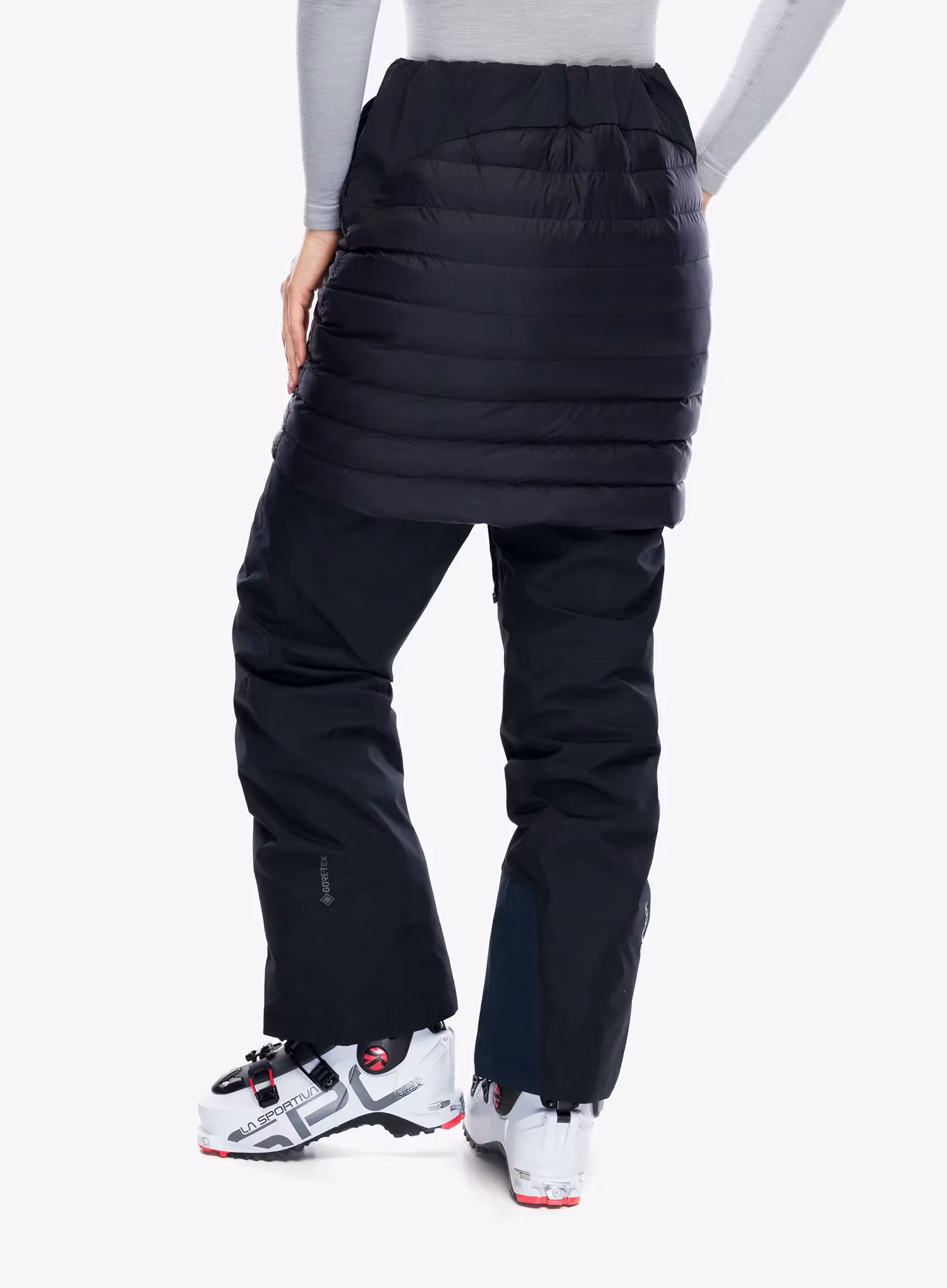 Zateplená sukně Rab Cirrus Skirt - black/graphene