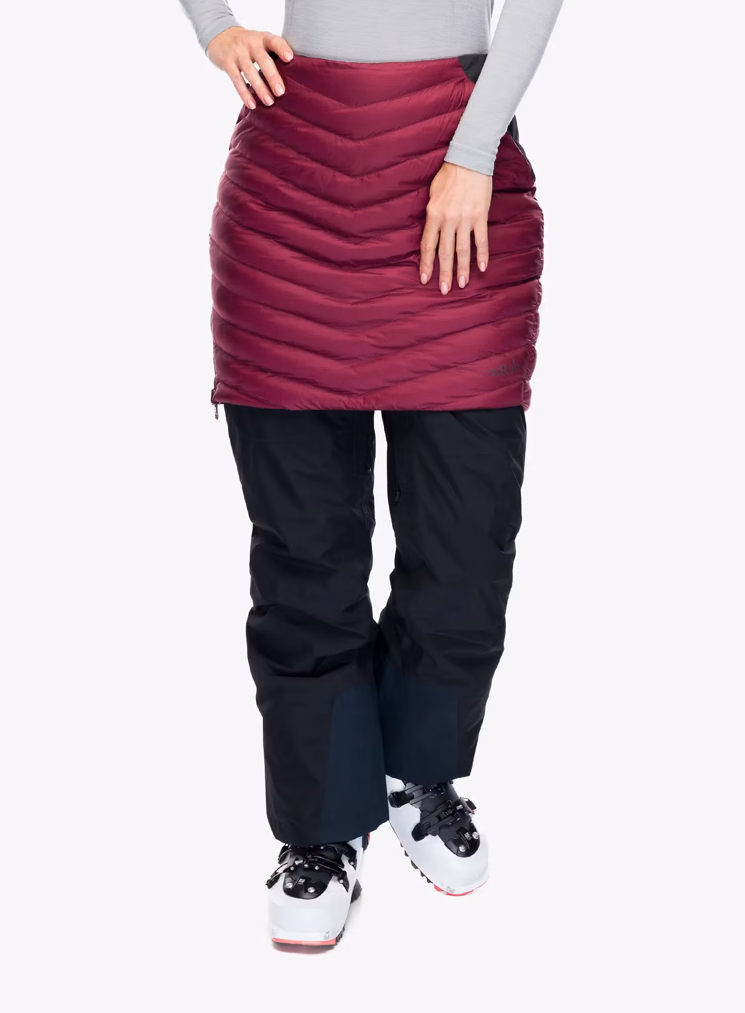 Zateplená sukně Rab Cirrus Skirt - deep heather/black