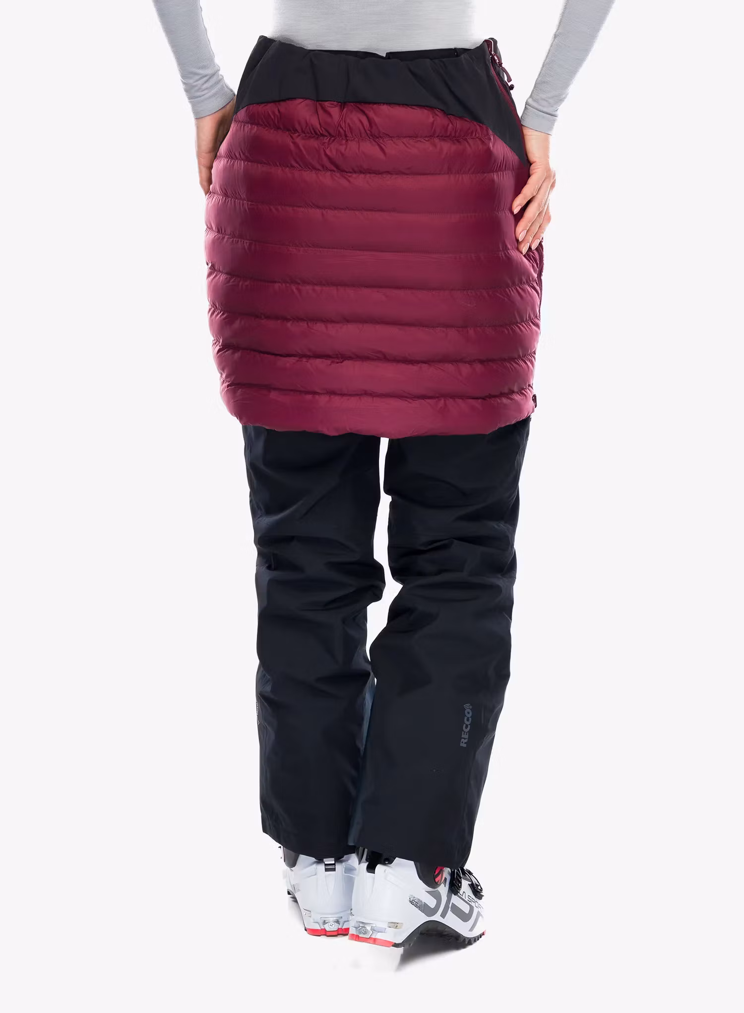 Zateplená sukně Rab Cirrus Skirt - deep heather/black
