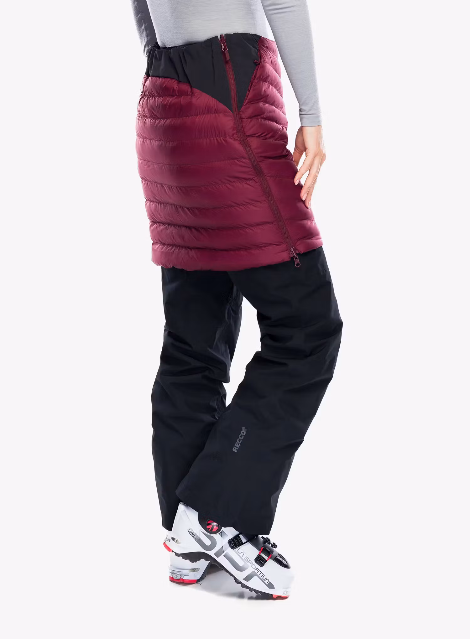 Zateplená sukně Rab Cirrus Skirt - deep heather/black