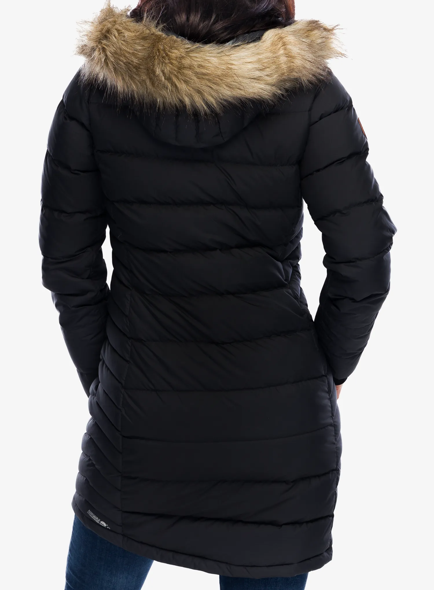 Dámský péřový kabát Rab Deep Cover Parka - black