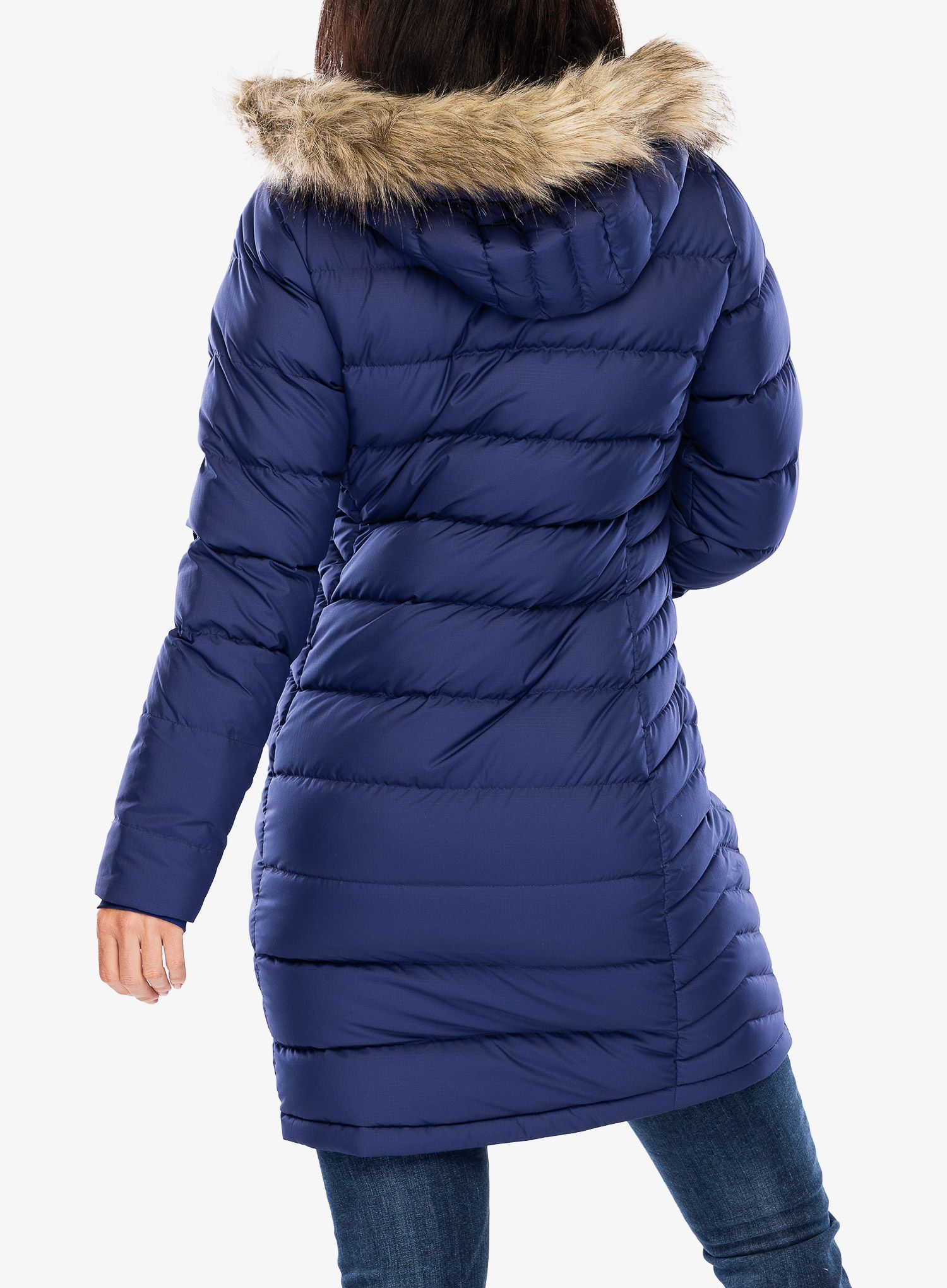 Dámský péřový kabát Rab Deep Cover Parka - patriot blue