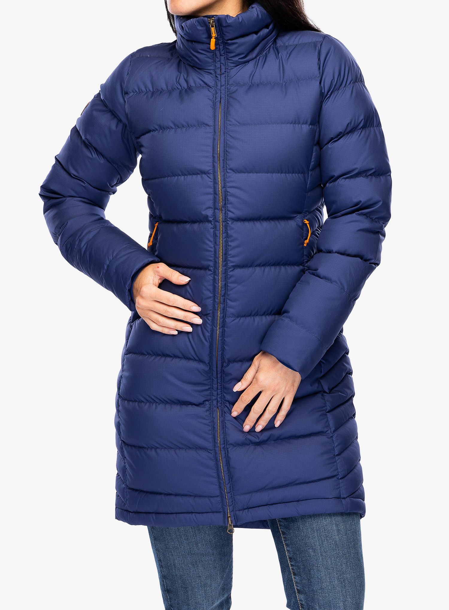 Dámský péřový kabát Rab Deep Cover Parka - patriot blue