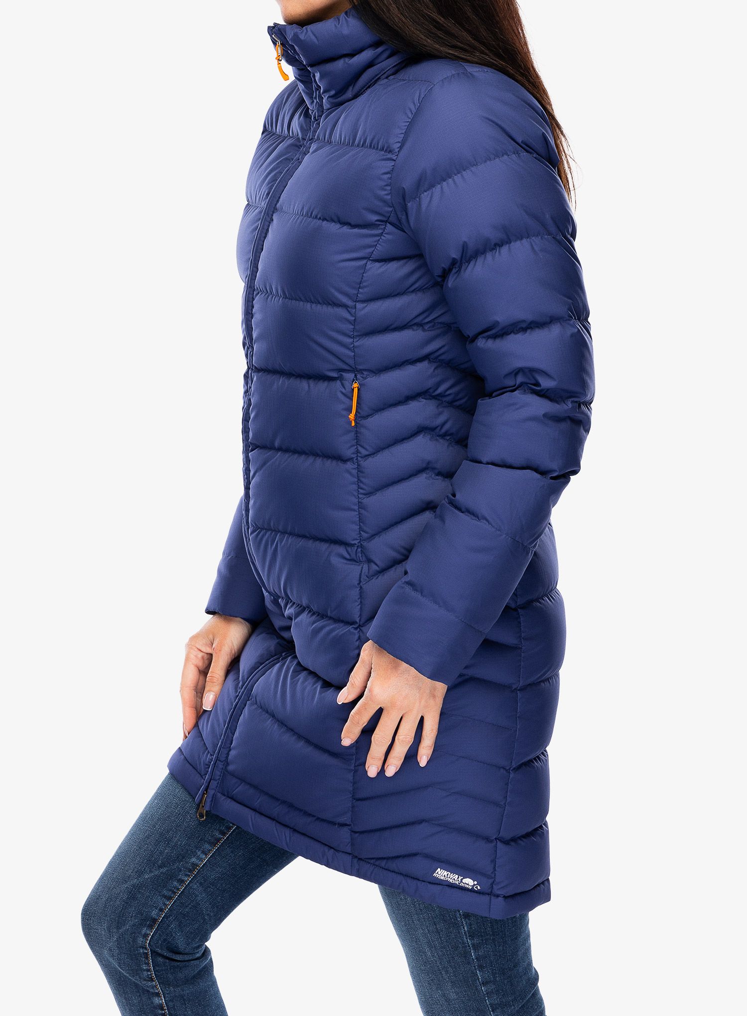 Dámský péřový kabát Rab Deep Cover Parka - patriot blue