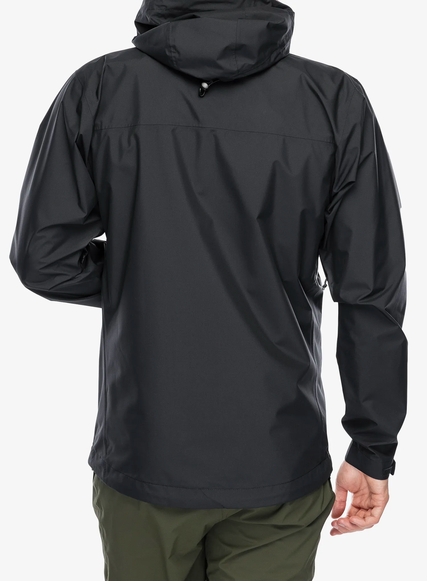 Bunda s membránou Rab Downpour Eco Jacket - black