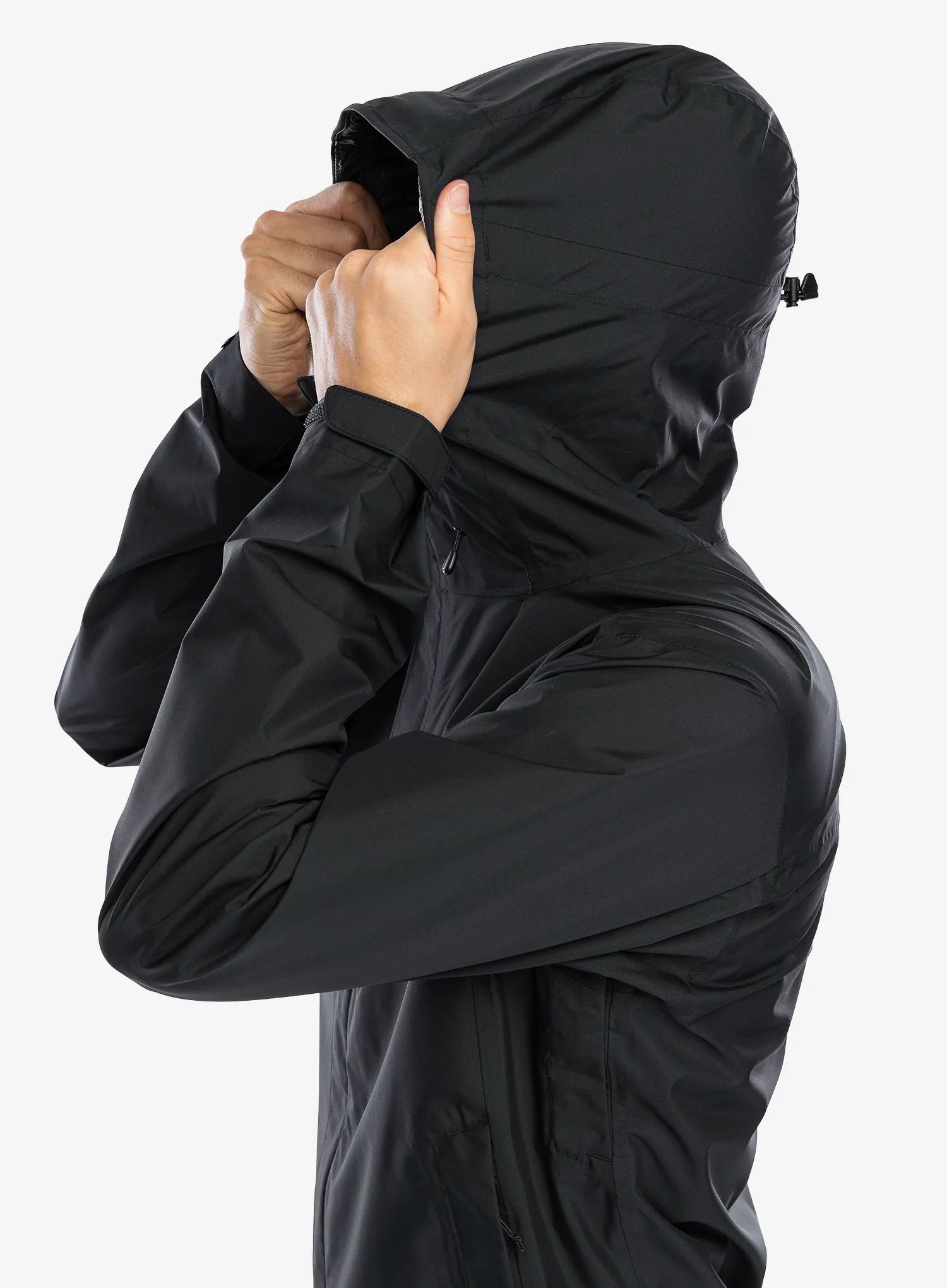 Bunda s membránou Rab Downpour Eco Jacket - black