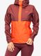 Dámská bunda proti dešti Rab Downpour Eco Jacket - deep heather/red grapefruit