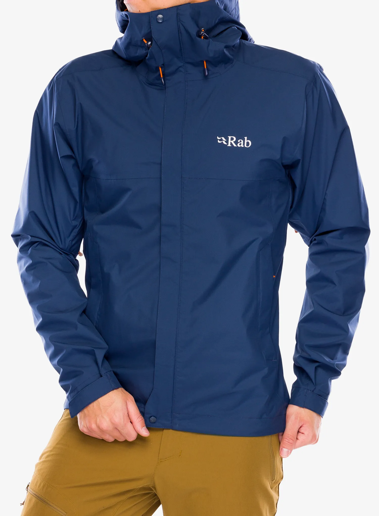 Bunda s membránou Rab Downpour Eco Jacket - deep ink