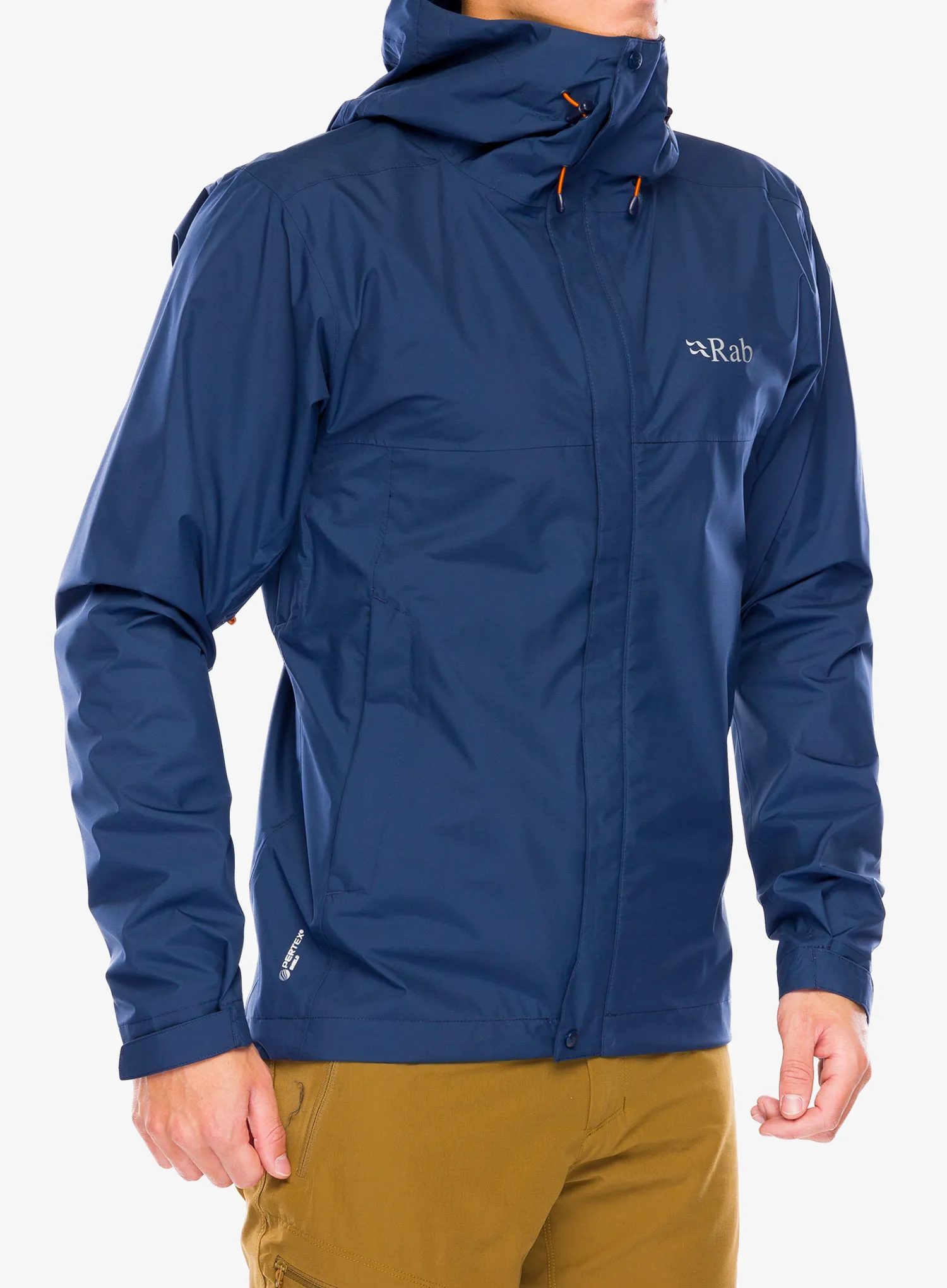 Bunda s membránou Rab Downpour Eco Jacket - deep ink
