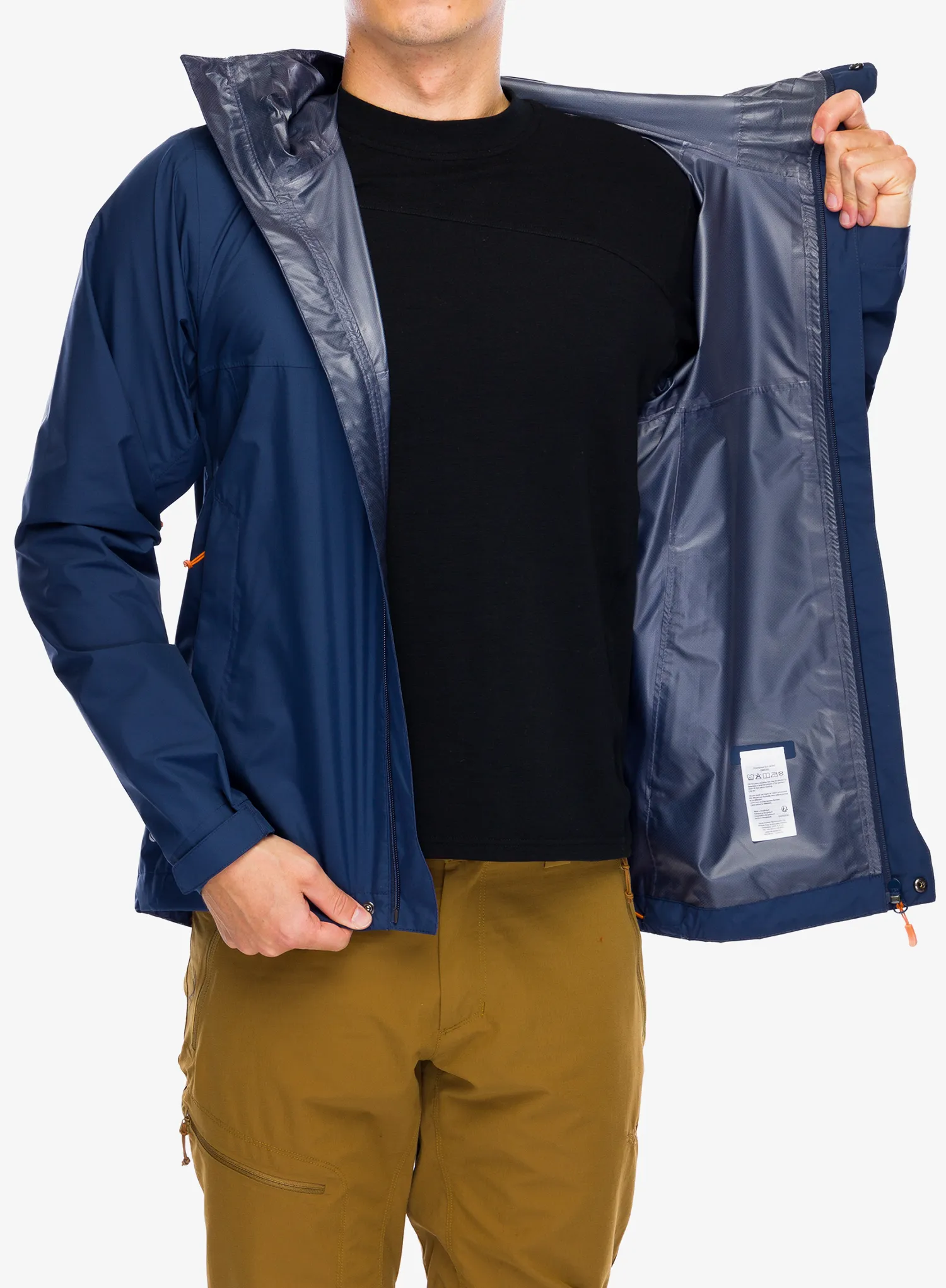 Bunda s membránou Rab Downpour Eco Jacket - deep ink