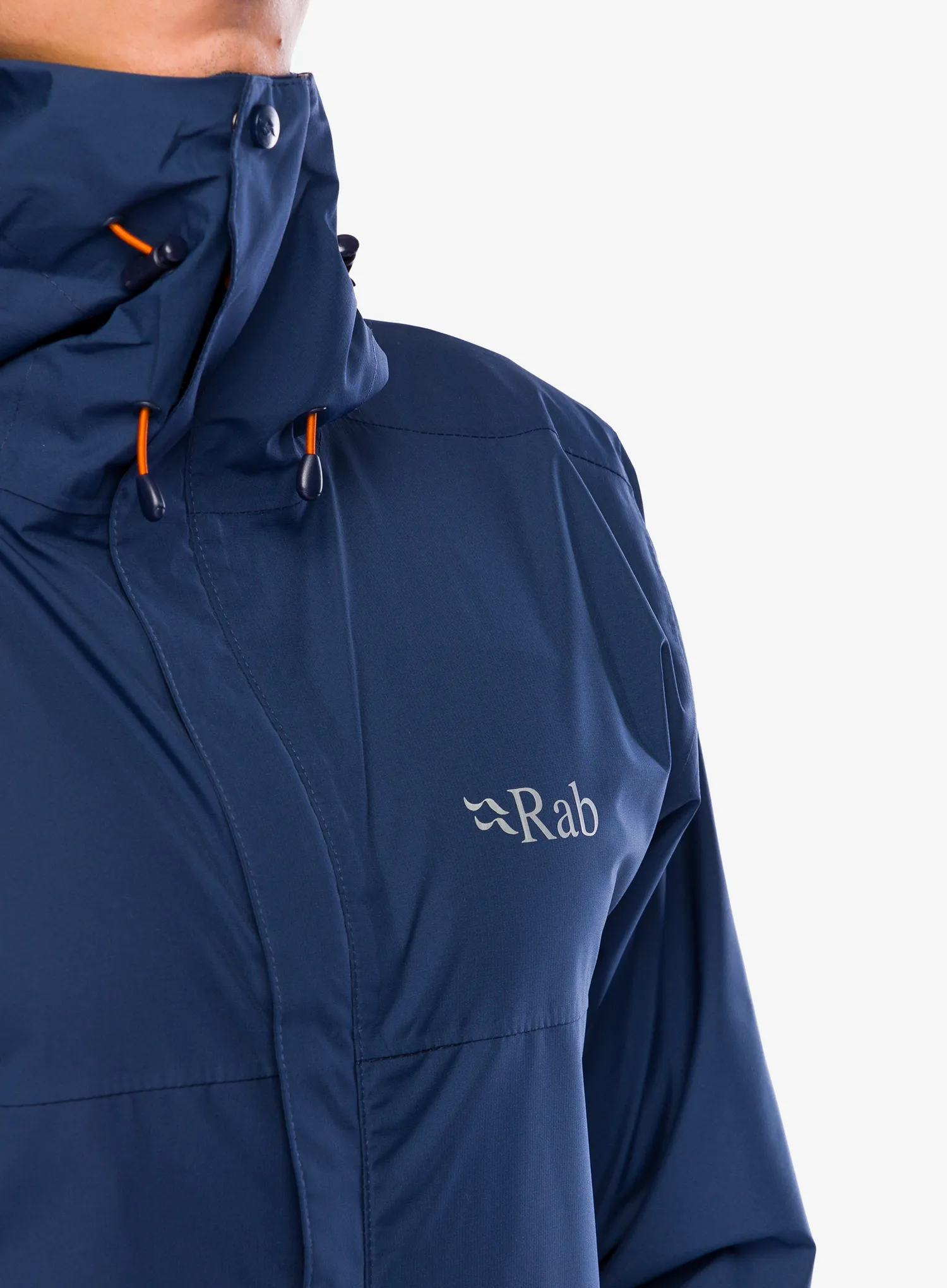 Bunda s membránou Rab Downpour Eco Jacket - deep ink