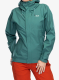 Dámská bunda do deště Rab Downpour Eco Jacket - eucalyptus