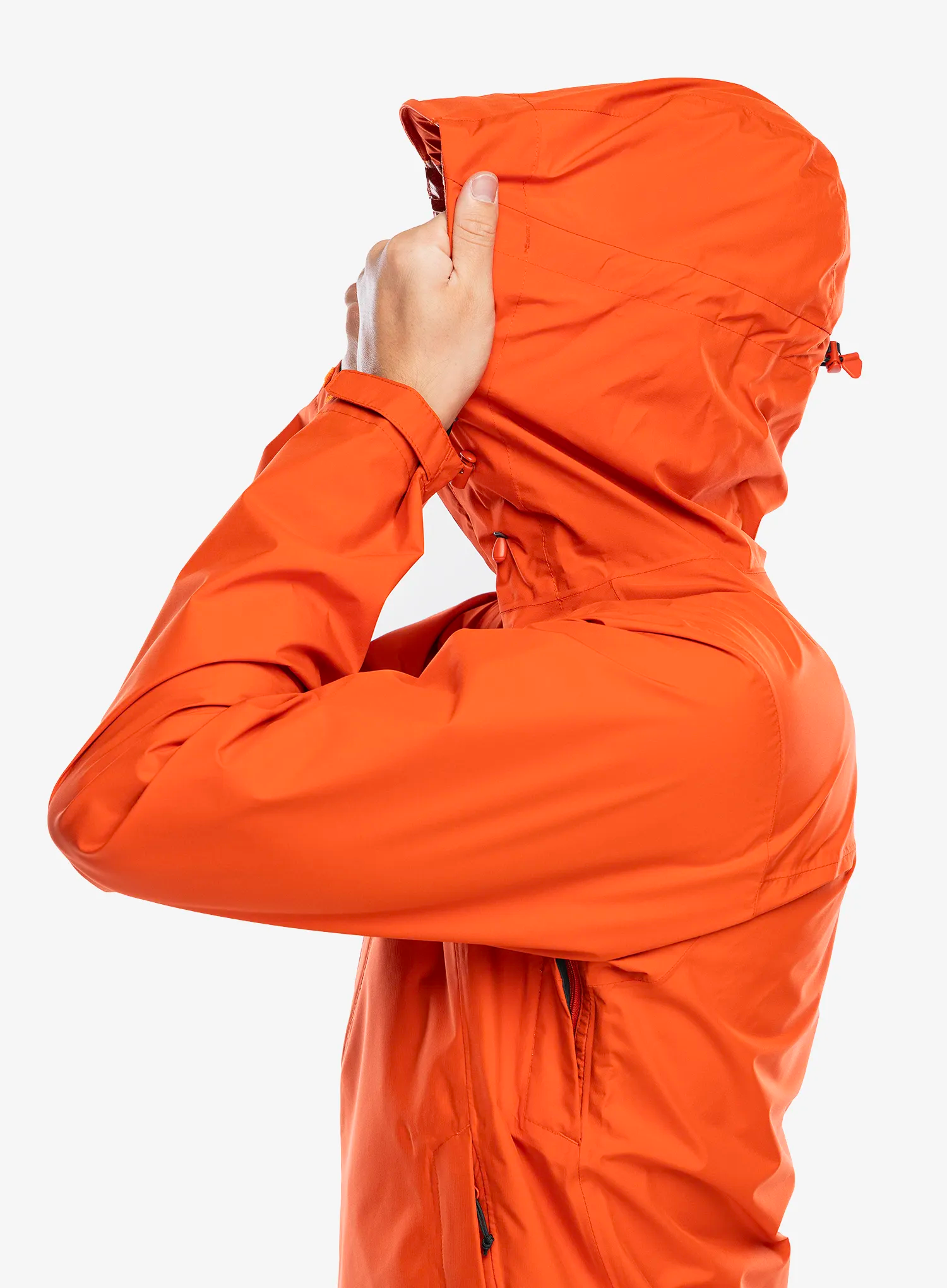 Bunda s membránou Rab Downpour Eco Jacket - firecracker