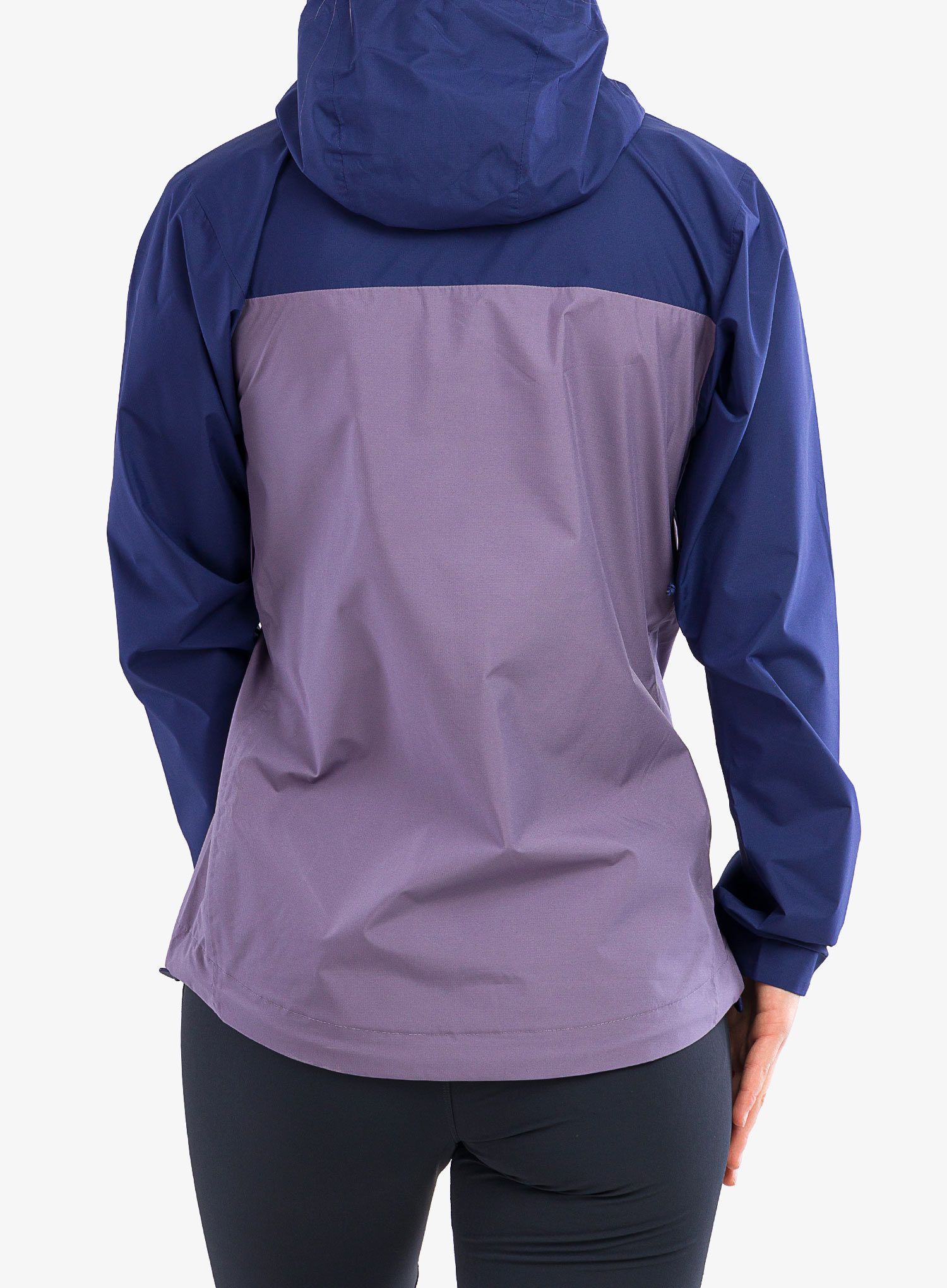 Dámská bunda proti dešti Rab Downpour Eco Jacket - patriot blue/purple sage