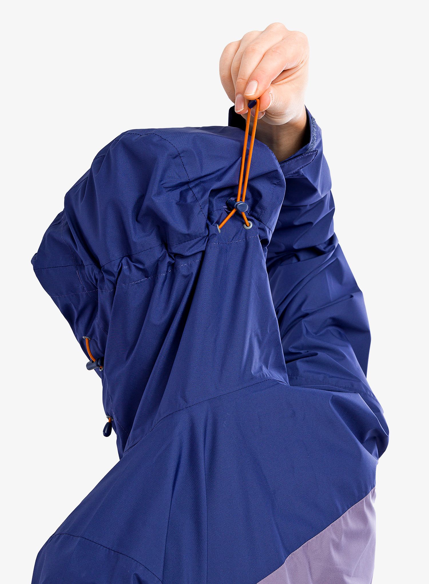 Dámská bunda proti dešti Rab Downpour Eco Jacket - patriot blue/purple sage