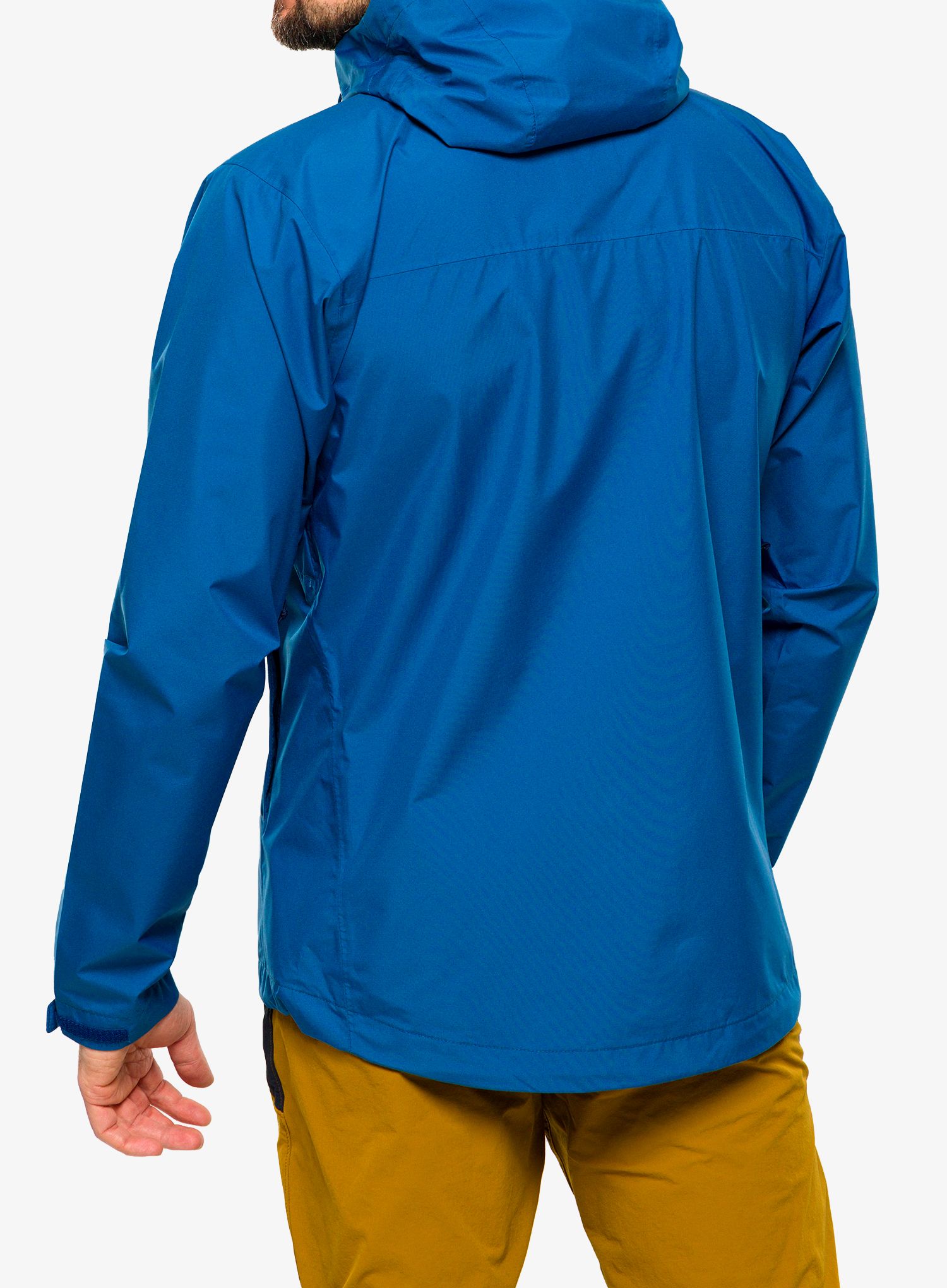Bunda s membránou Rab Downpour Eco Jacket  - denim