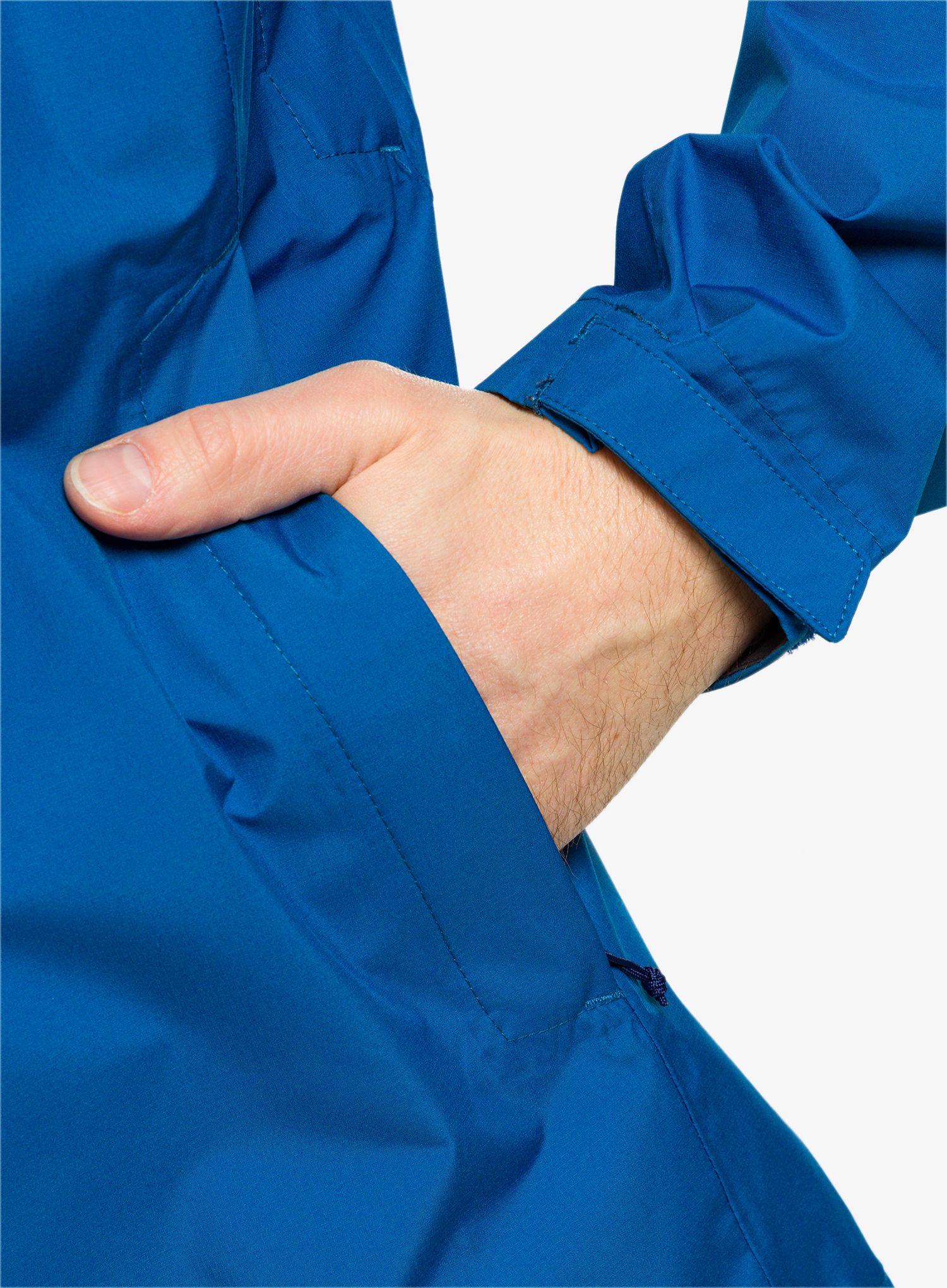 Bunda s membránou Rab Downpour Eco Jacket  - denim