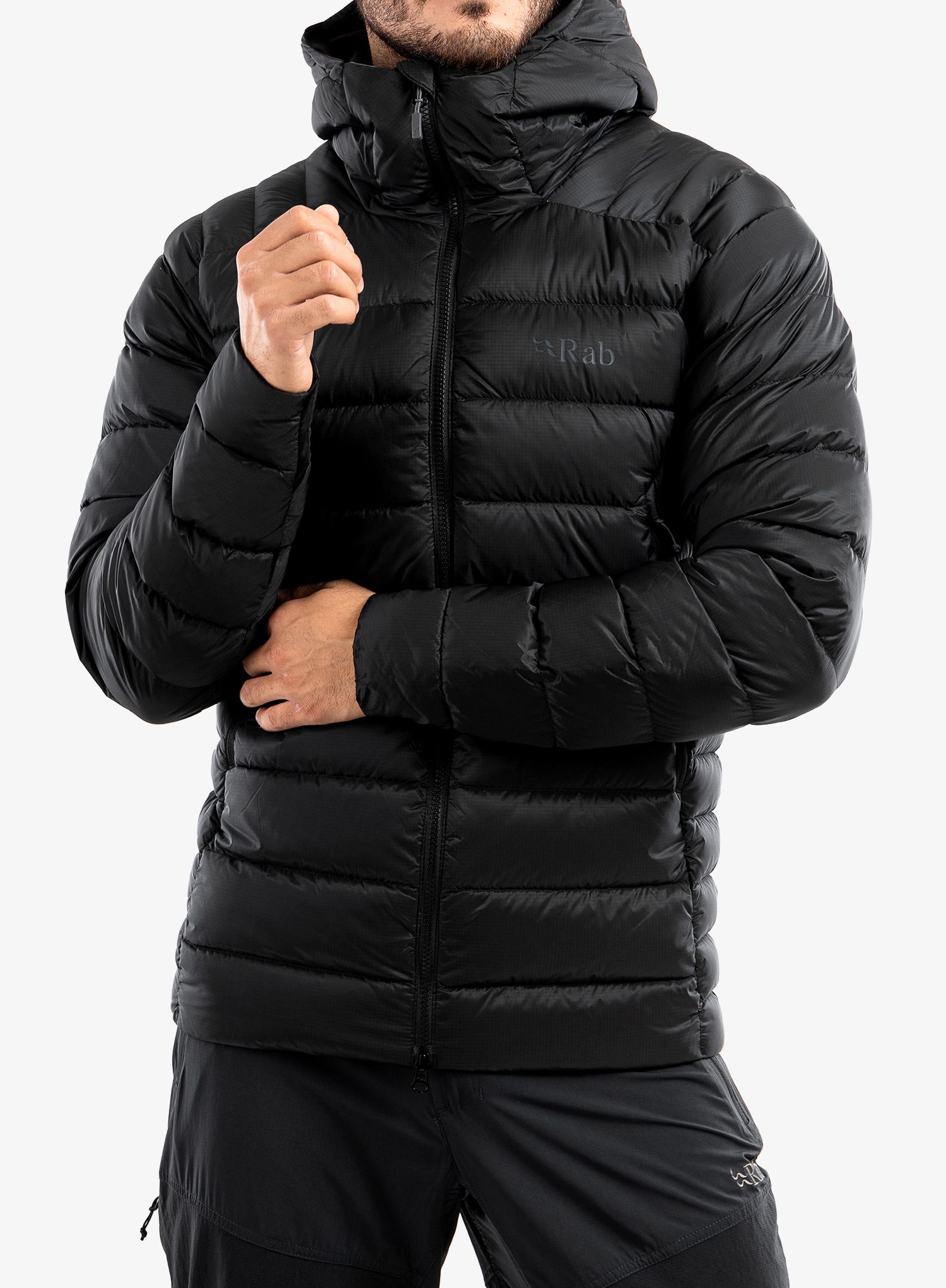 Péřová bunda Rab Electron Pro Jacket - black